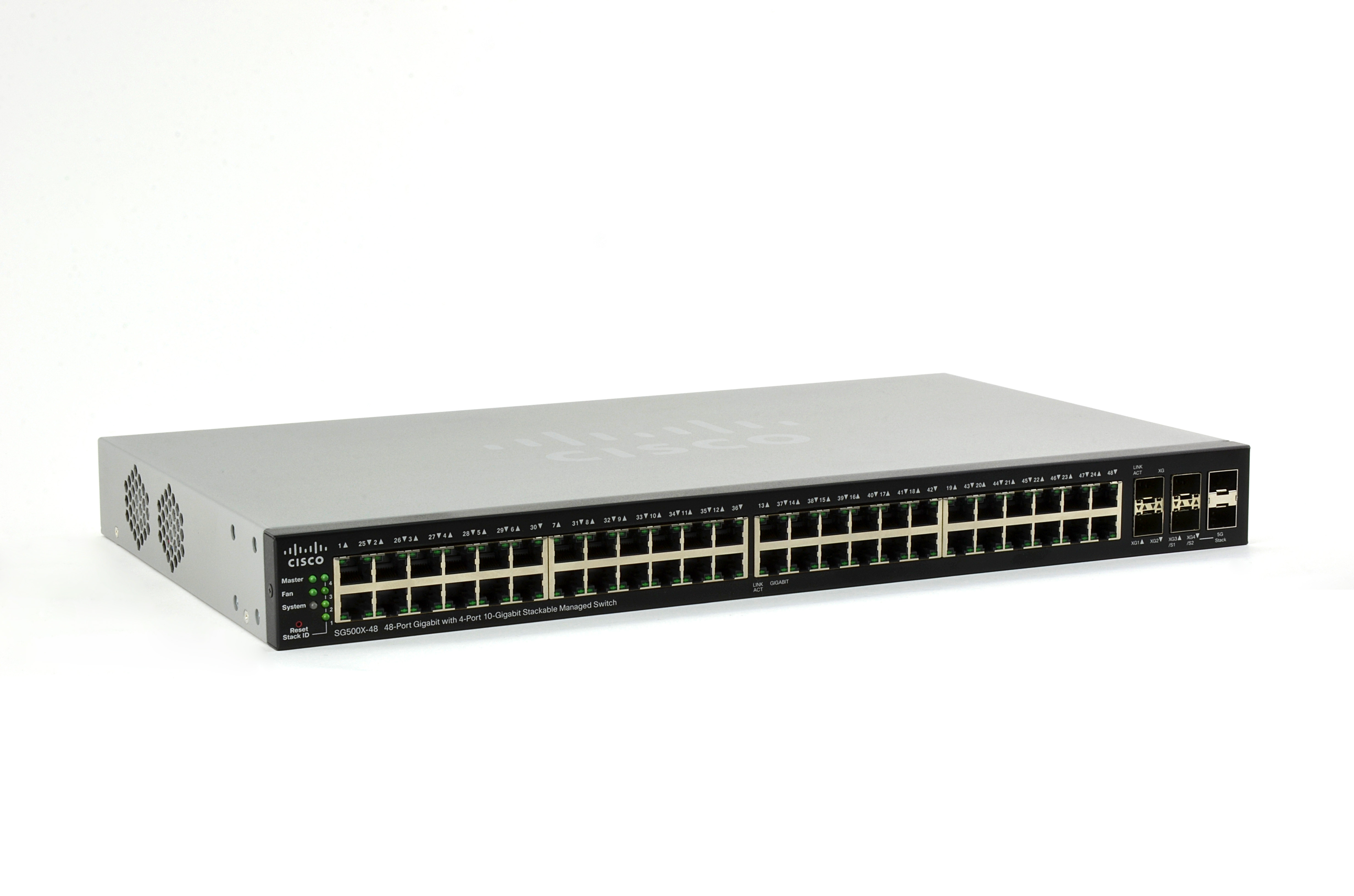 SG500X-48-K9 - Cisco SG500X-48 Switch, Layer 3 Routing, 48 Gigabit Ethernet Porte, Enhanced Security