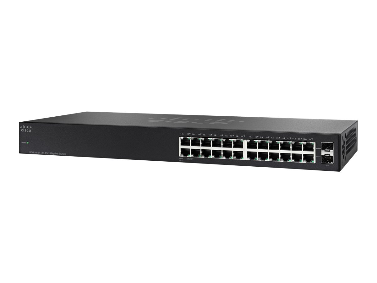 SG110-24HP - Cisco Small Business Switch, 12x 10/100/1000 PoE