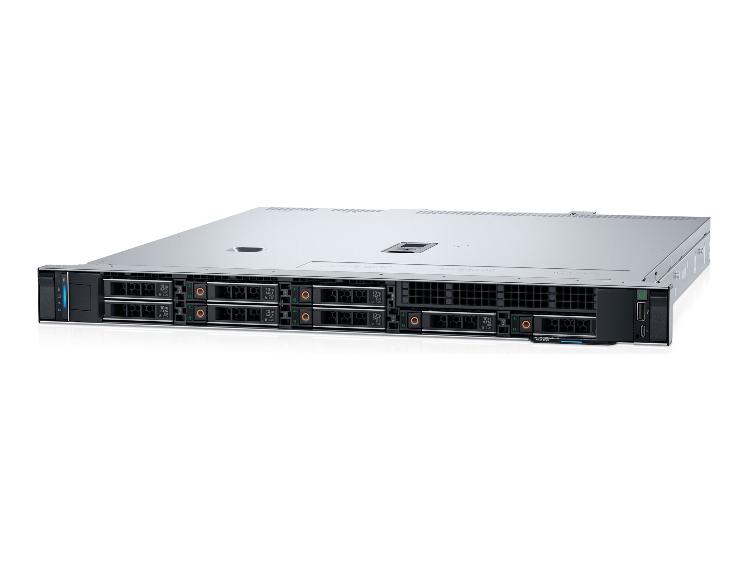 3FRJ0 - Dell PowerEdge R360 - Server - Rack-Montage - 1U - 1-Weg - 1 x Xeon 6369P / 3.3 GHz - RAM 32 GB - SAS - Hot-Swap 6.4 cm (2.5")