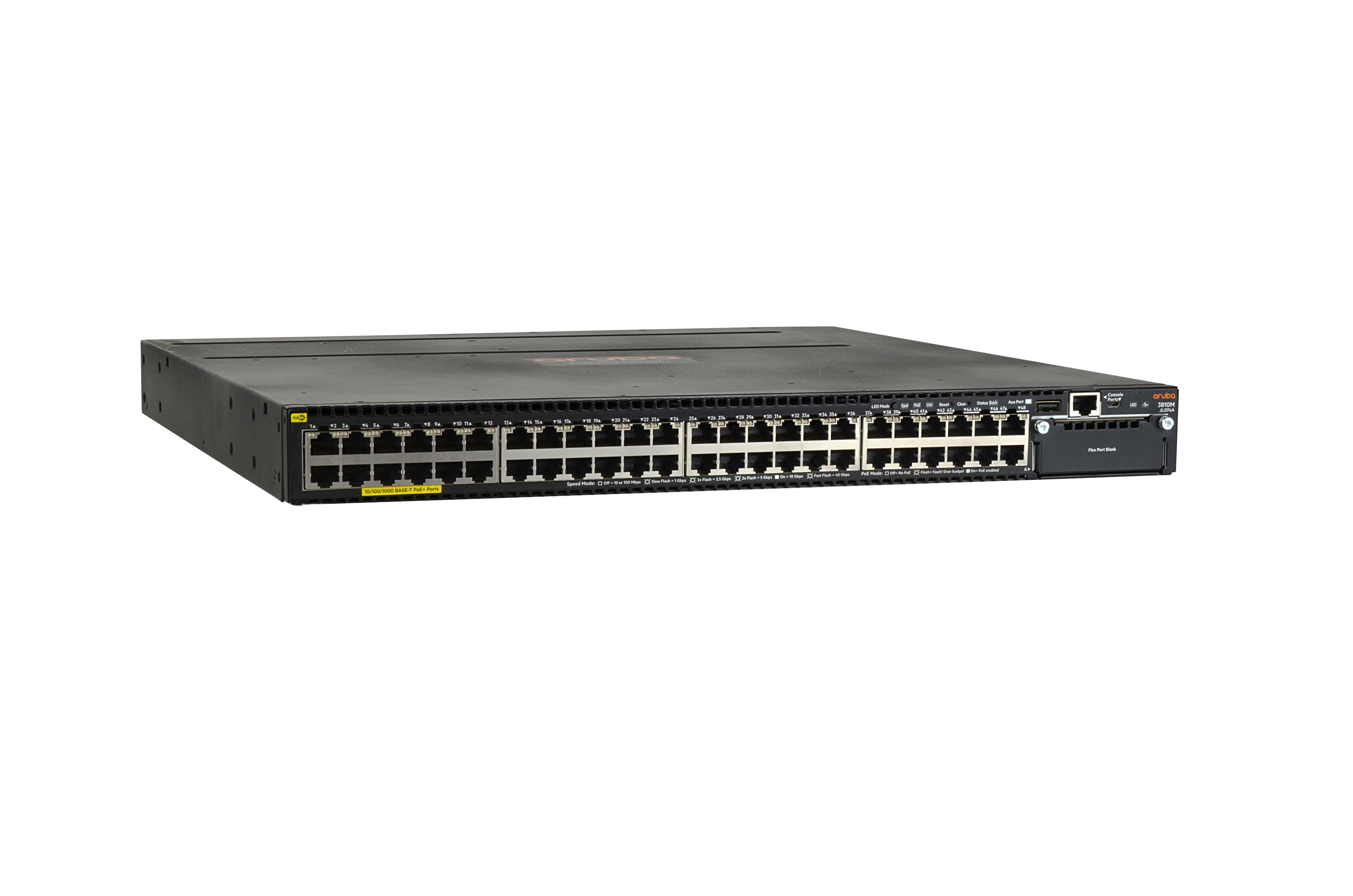 JL074A - HPE Aruba 3810M 48G PoE+ Switch, L3, managed, 48 x 10/100/1000