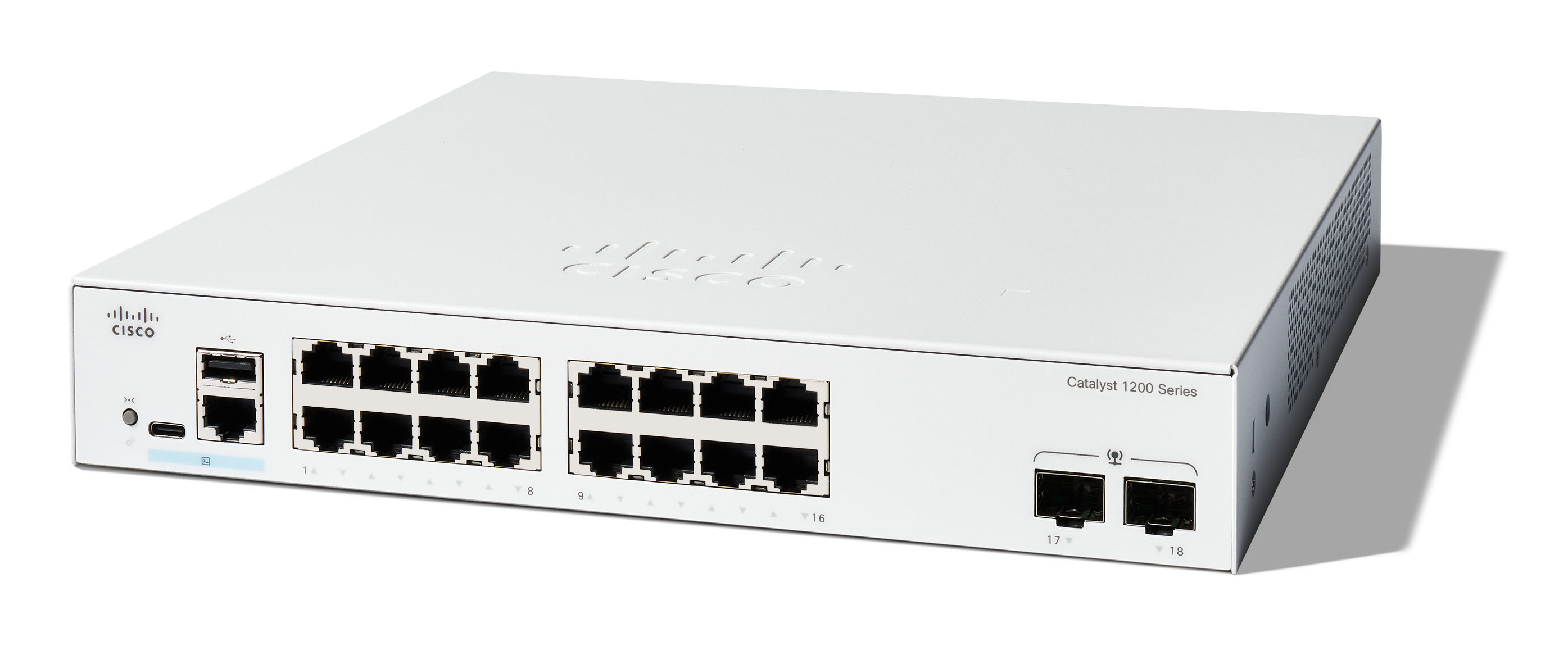 C1200-16T-2G - Conmutador Cisco Catalyst 1200 - 16 puertos - Gestionado de capa 3