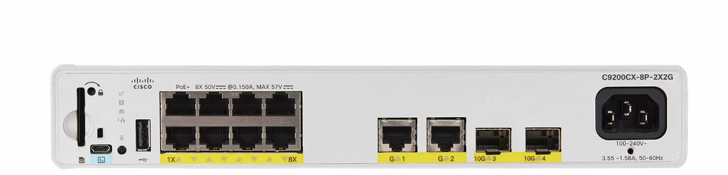 C9200CX-8P-2X2G-E - Commutateur Cisco Catalyst 9200CX - 8 ports - Géré L3 - PoE+