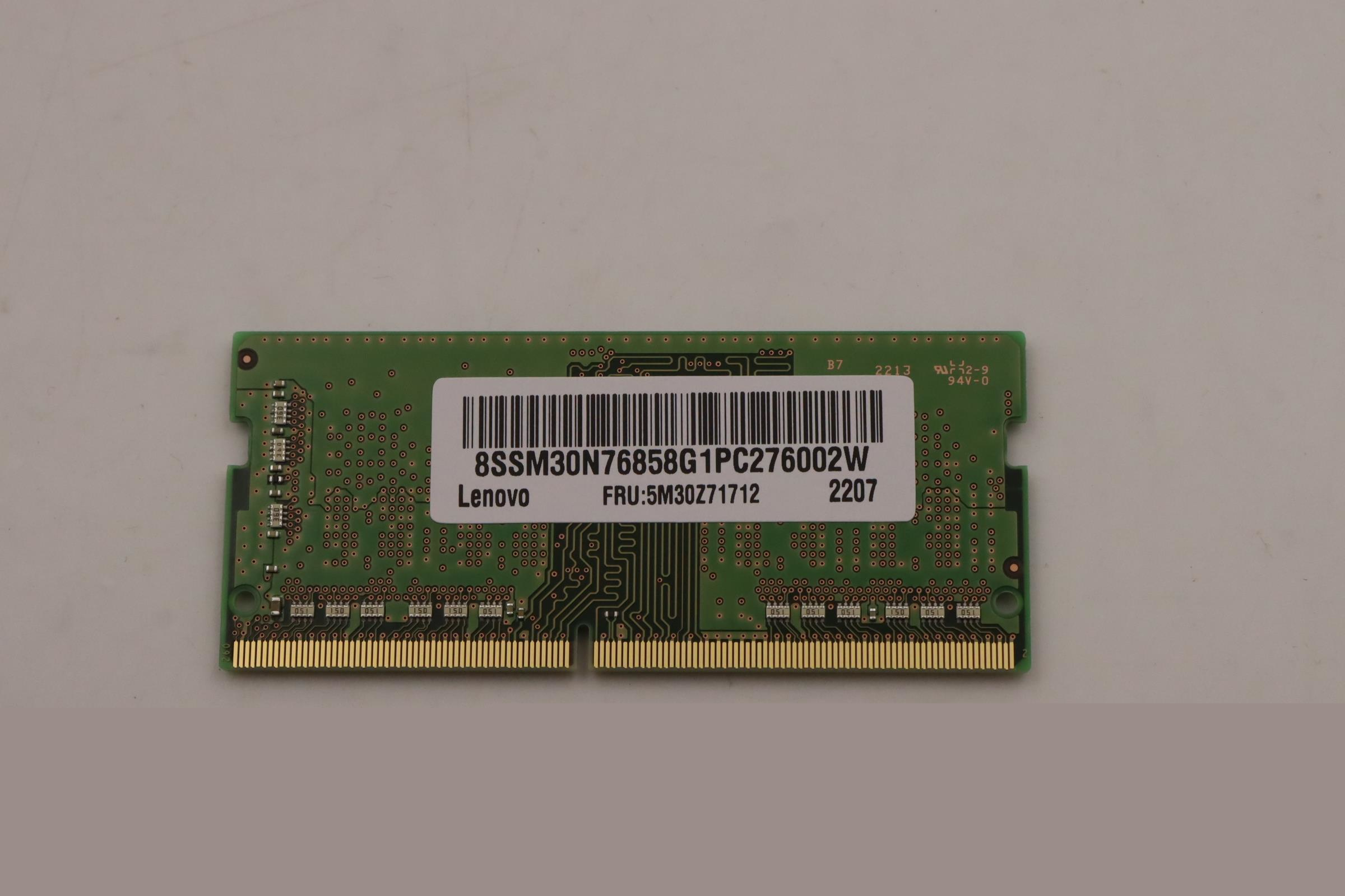 5M30Z71712 - Lenovo DDR4 - Modul - 8 GB - SO DIMM 260-PIN