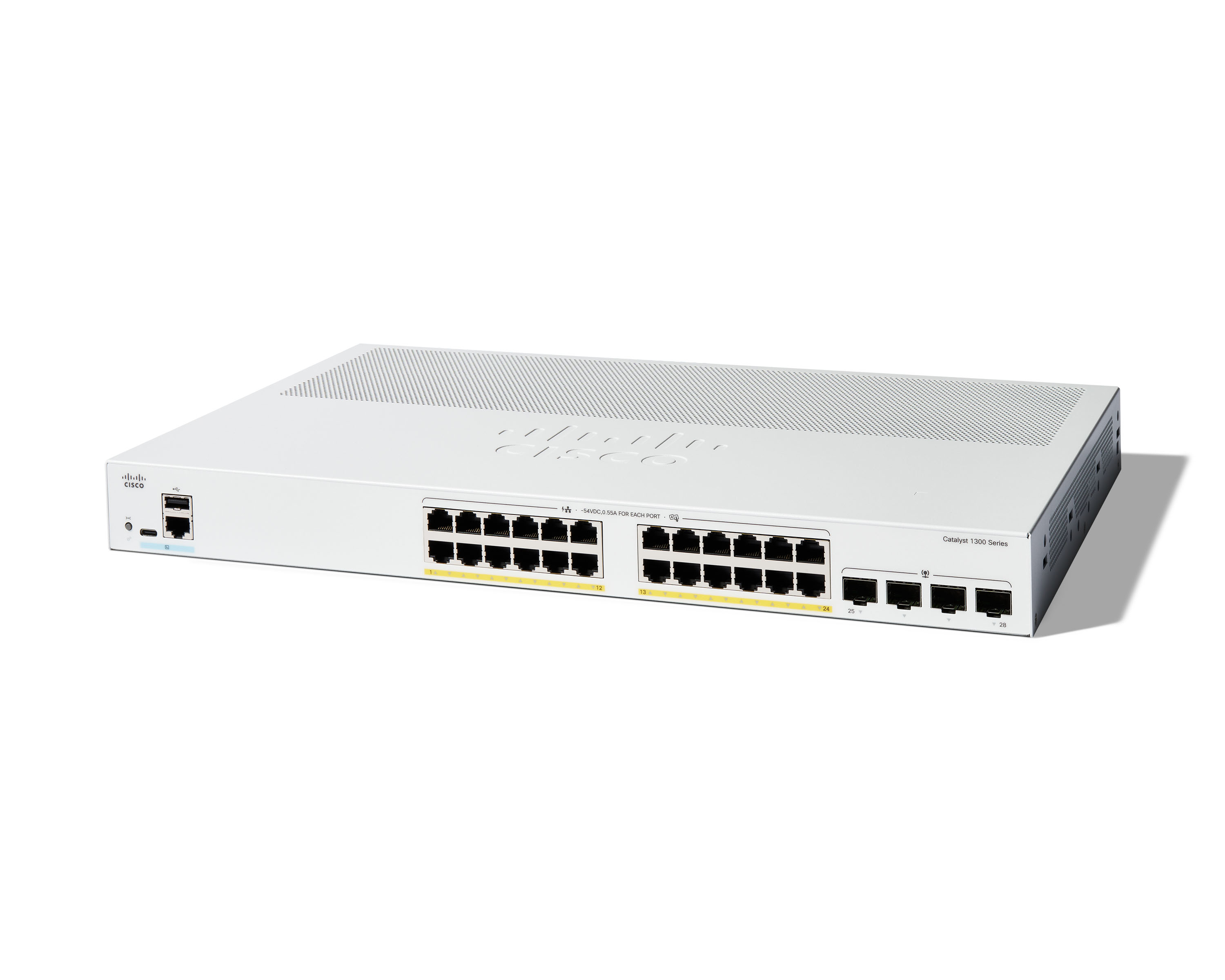 C1300-24P-4G - Cisco Catalyst Switch L3 managed 24x 10/100/1000 PoE+