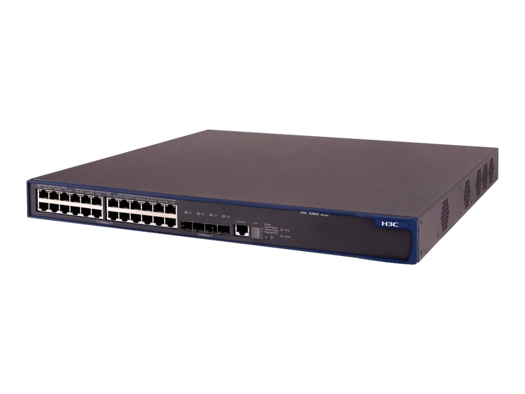JD325A - HPE 3600-24-PoE SI Switch - Switch - L4 - managed - 24 x 10/100 (PoE)