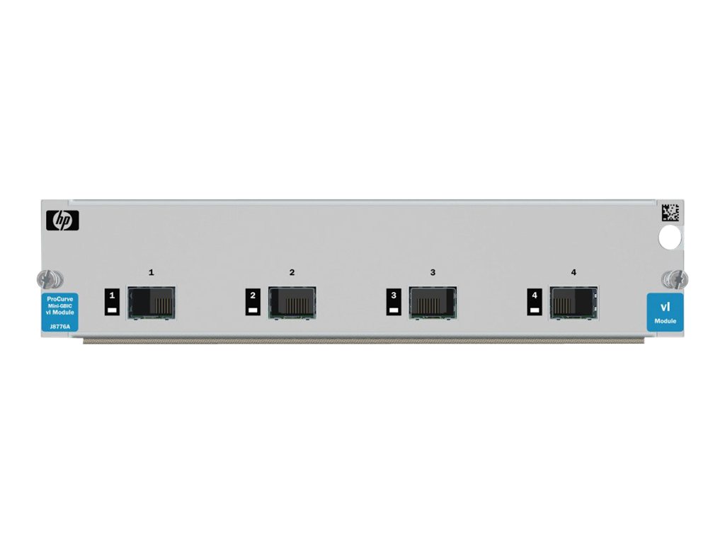 J8776A - HPE Switch vl 4-port Mini-GBIC Module - Module d'extension