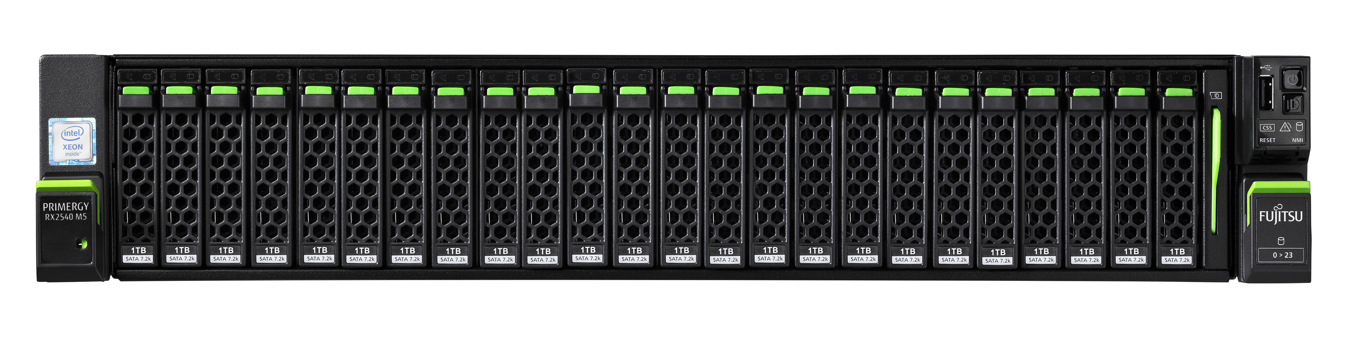 VFY:R1334SX133DE - Fsas Technologies Fujitsu PRIMERGY RX1330 M4 - Server - Rack-Montage - 1U - 1-Weg - 1 x Xeon E-2236 / 3.4 GHz - RAM 16 GB - SATA - Hot-Swap 6.4 cm (2.5")