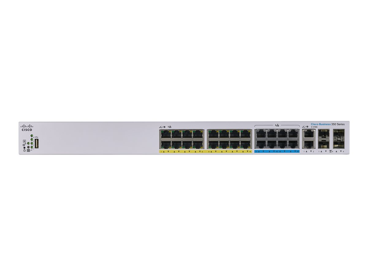 CBS350-24NGP-4X-EU - Switch Cisco Business 350 - 24 porte - Gestito L3 - PoE++