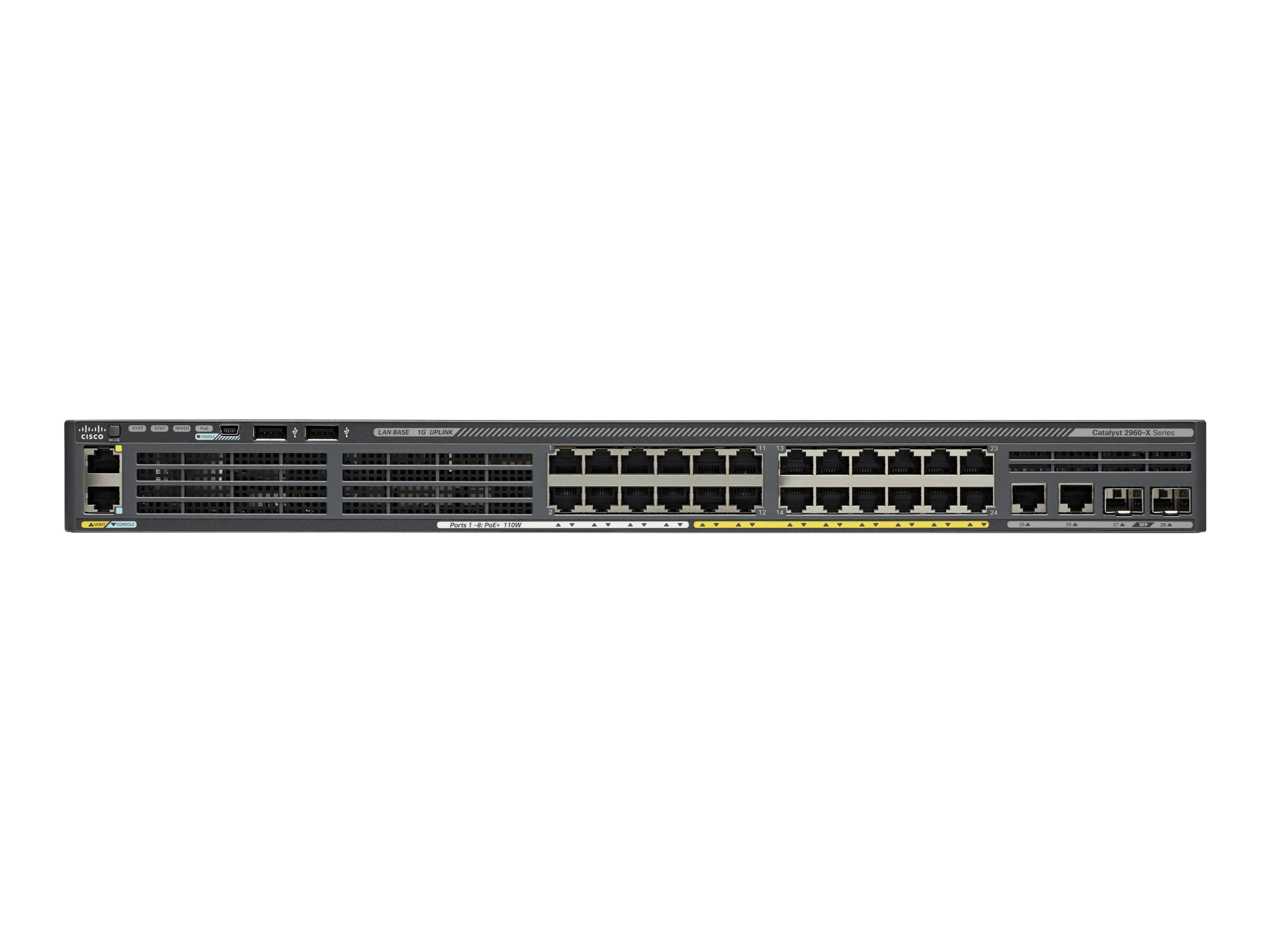 WS-C2960X-24TS-LL - Conmutador Cisco Catalyst 2960X - 24 puertos - Gestionado de capa 2