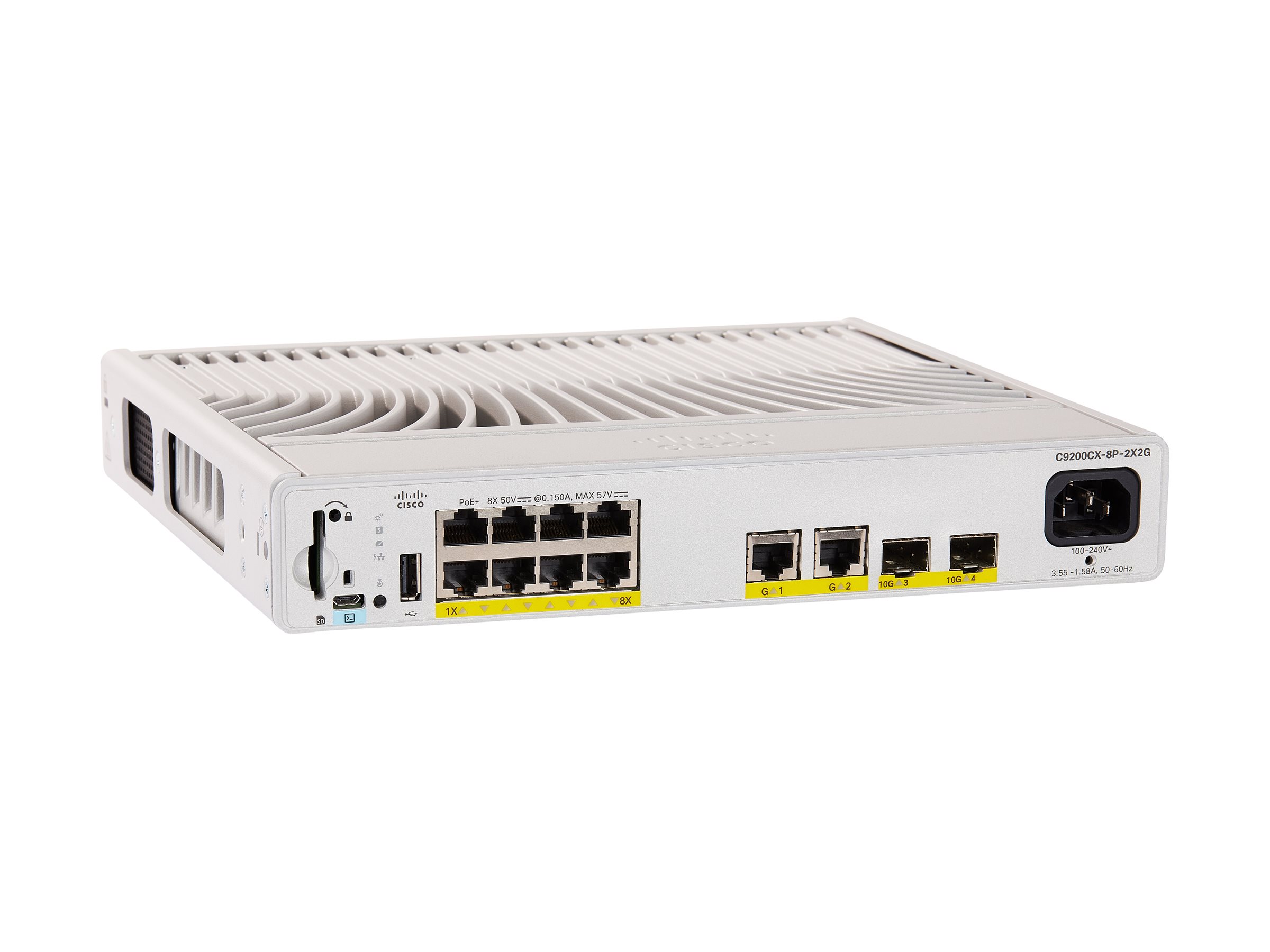 C9200CX-8P-2X2G-A - Conmutador Cisco Catalyst 9200CX - 8 puertos - Gestionado L3 - PoE+