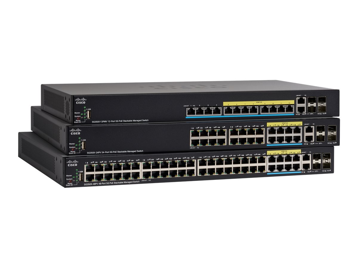 SG350X-24MP-K9-EU - Commutateur Cisco Business 350 - 24 ports - Géré L2 - PoE+