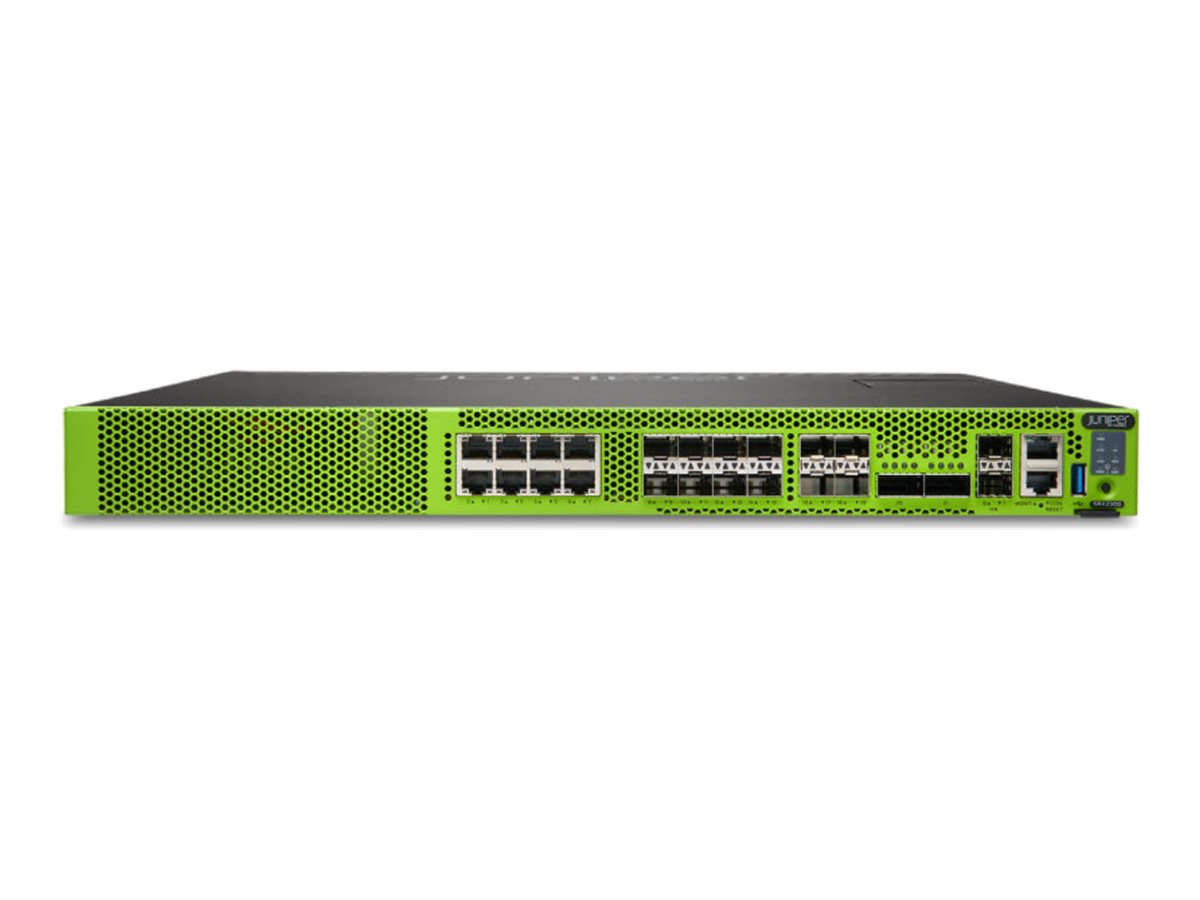SRX2300-AC - Juniper SRX2300 - Dispositivo de seguridad - 2.5GbE, 5GbE, 25GbE, 40GbE, 100GbE