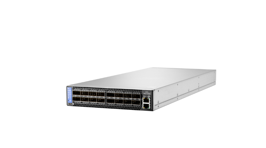 Q2F24A - HPE StoreFabric SN2100M 100GbE 8 QSFP28 Half Width
