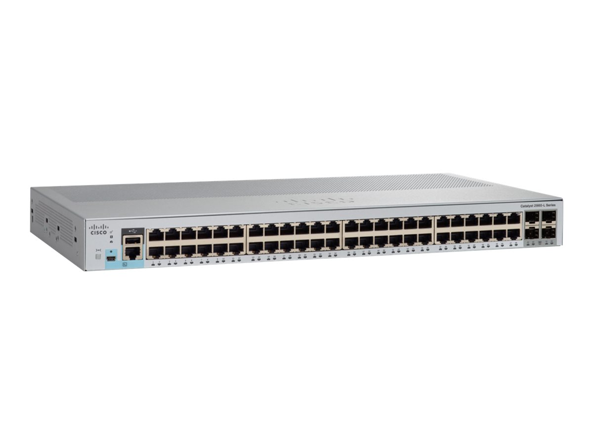 WS-C2960L-48TS-LL - Conmutador Cisco Catalyst 2960L - 48 puertos - Gestionado de capa 2