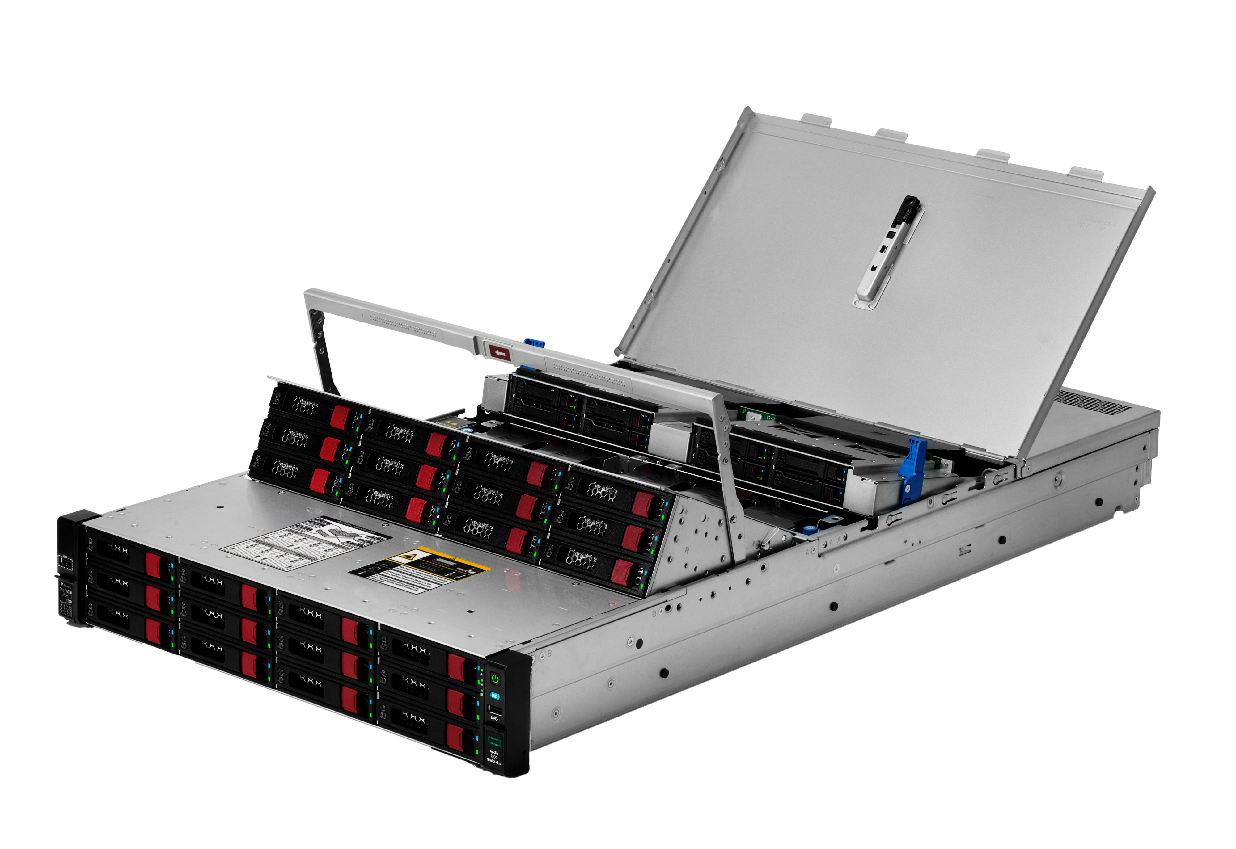 S0D94A - HPE Apollo 4200 Gen10 Plus Qumulo Hybrid Node - Server - Rack-Montage - 2U - de doble procesador - 2 x Xeon Silver 4310 / 2.1 GHz - RAM 128 GB - SATA - Hot-Swap 8.9 cm (3.5")