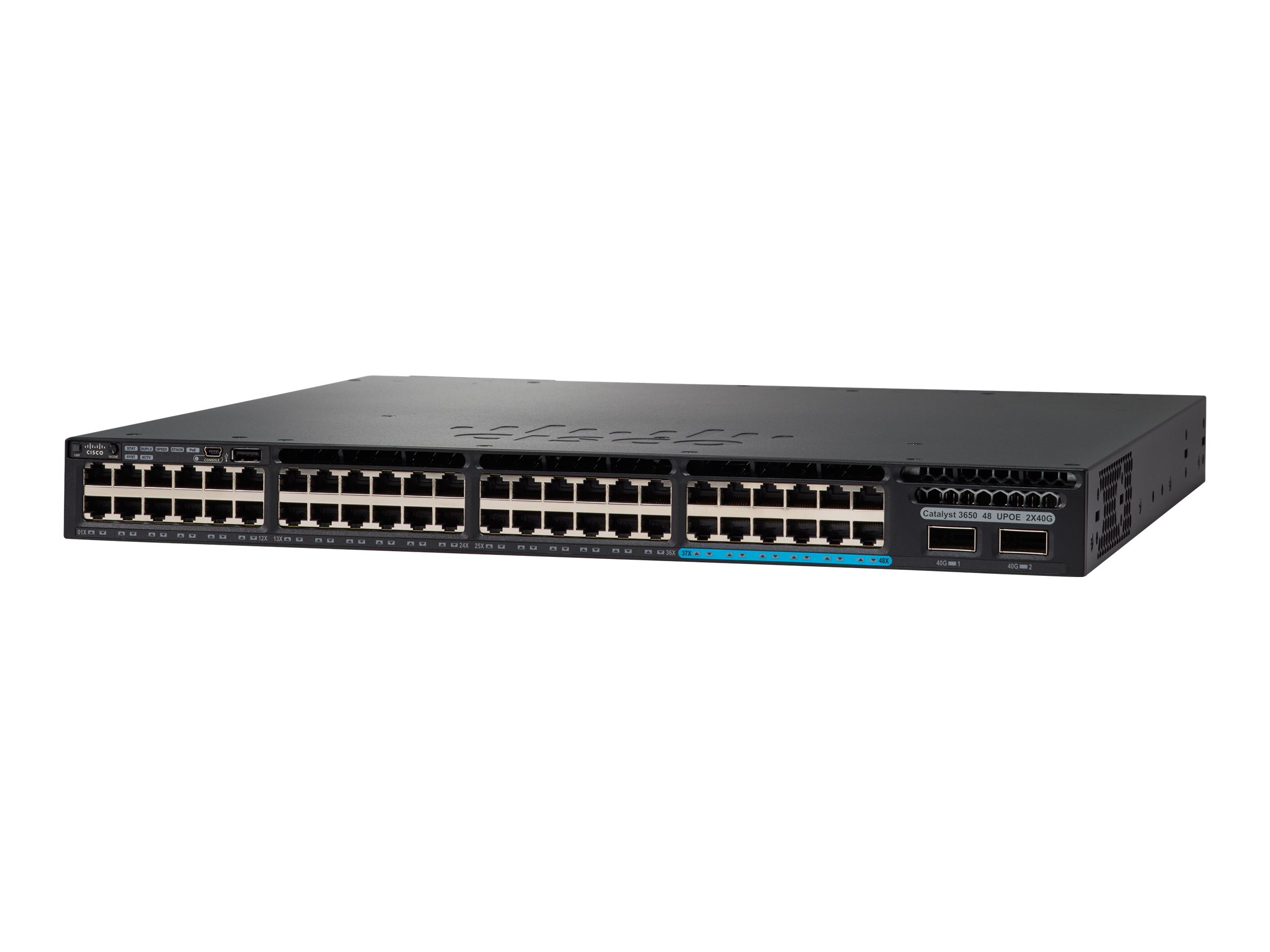 WS-C3650-12X48UZ-E - Cisco Catalyst Switch, L3 Managed, 36x 10/100/1000 (UPOE)