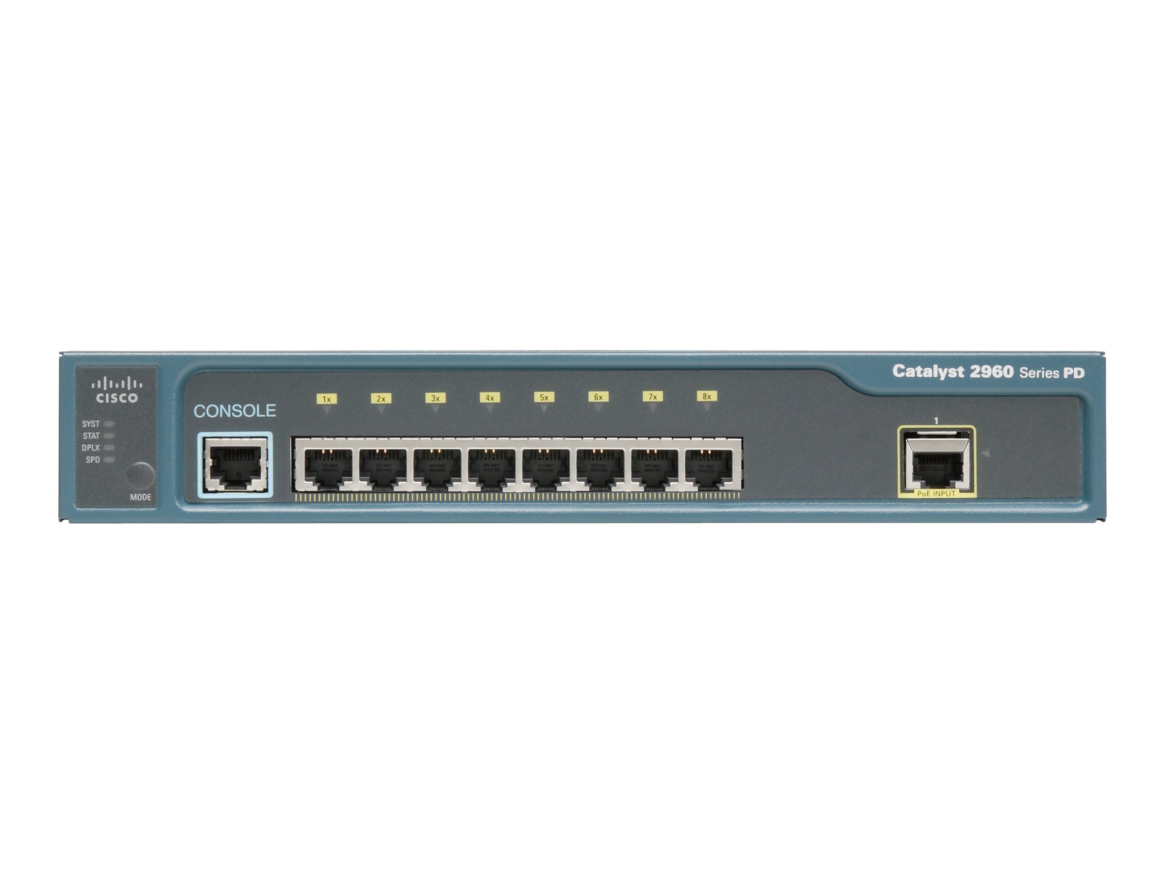 WS-C2960PD-8TT-L - Conmutador Cisco Catalyst 2960 - 8 puertos - Gestionado de capa 2