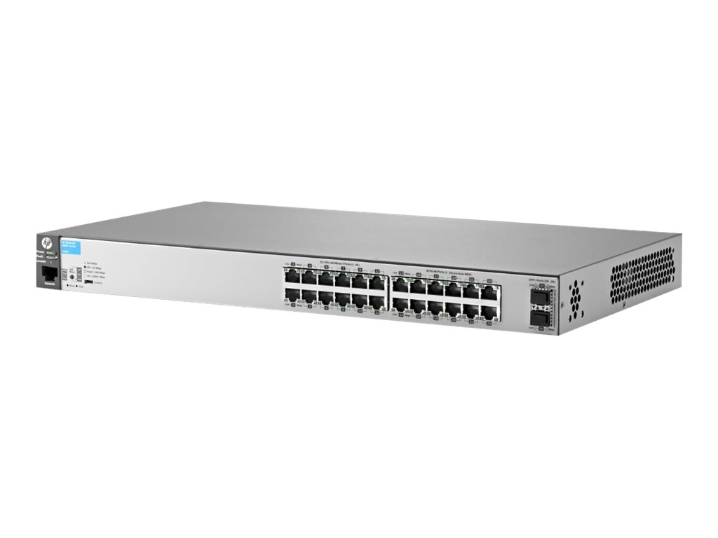 J9856A - HPE Aruba 2530-24G-2SFP+ - Switch - managed - 24 x 10/100/1000 + 2 x 10 Gigabit SFP+
