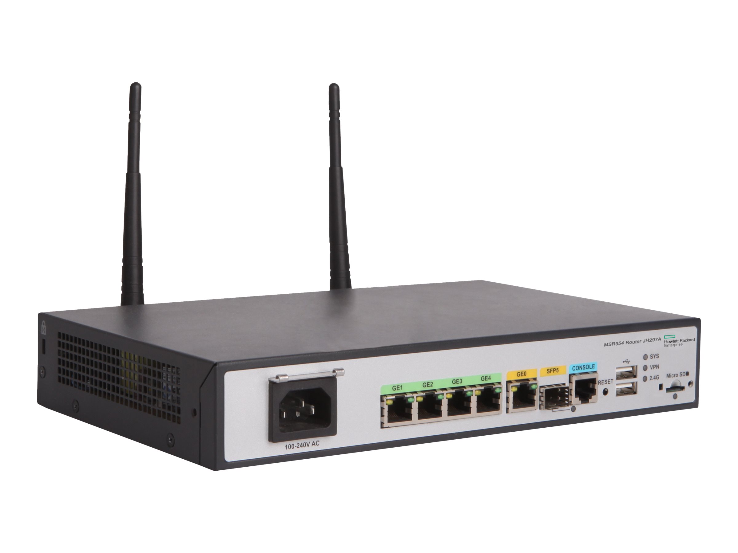 JH297A - Routeur sans fil HPE MSR954-W avec commutateur 4 ports
