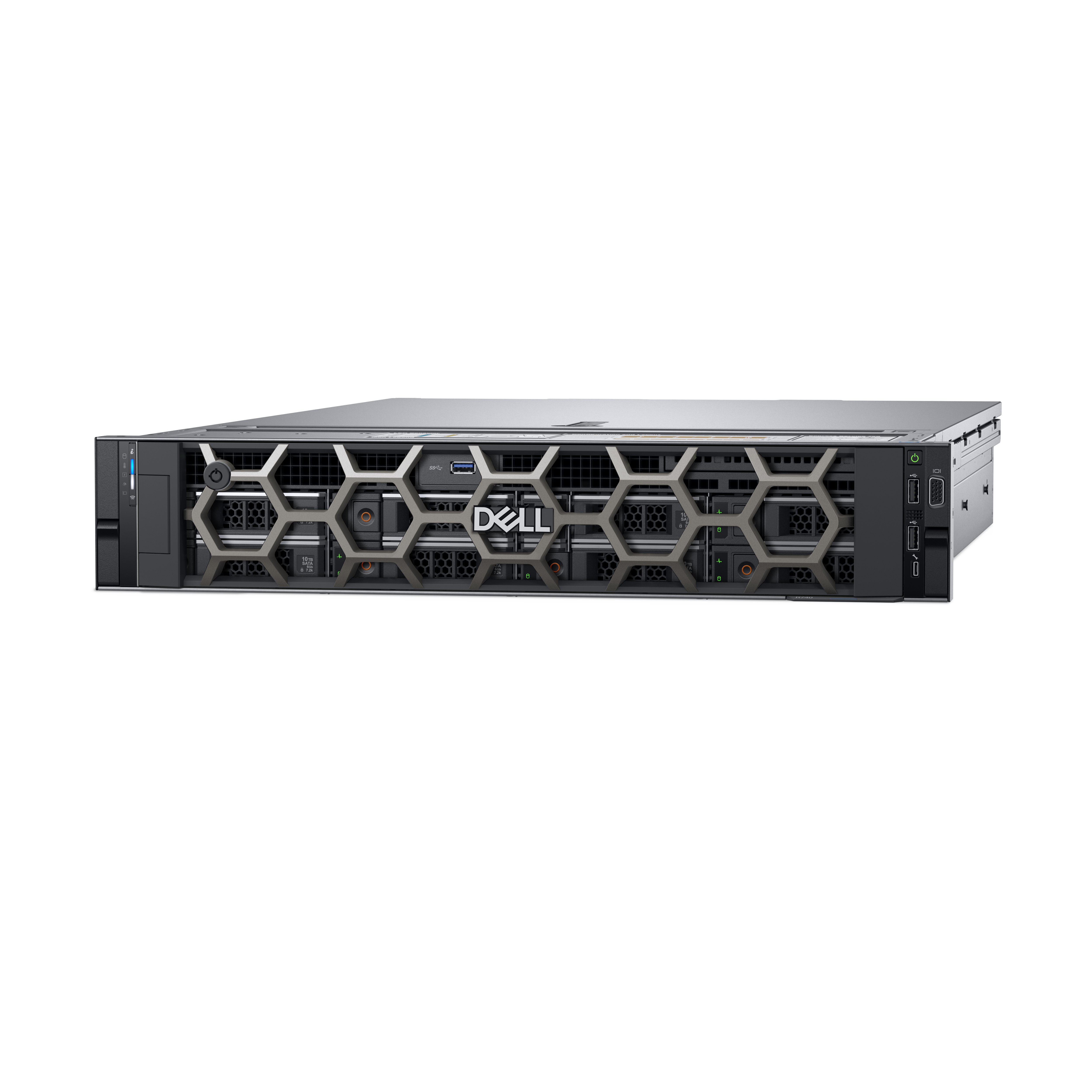 2DH34 - Dell PowerEdge R740 - Server - Rack-Montage - de doble procesador - 1 x Xeon Silver 4210 / 2.2 GHz - RAM 32 GB - SAS - Hot-Swap 6.4 cm (2.5")