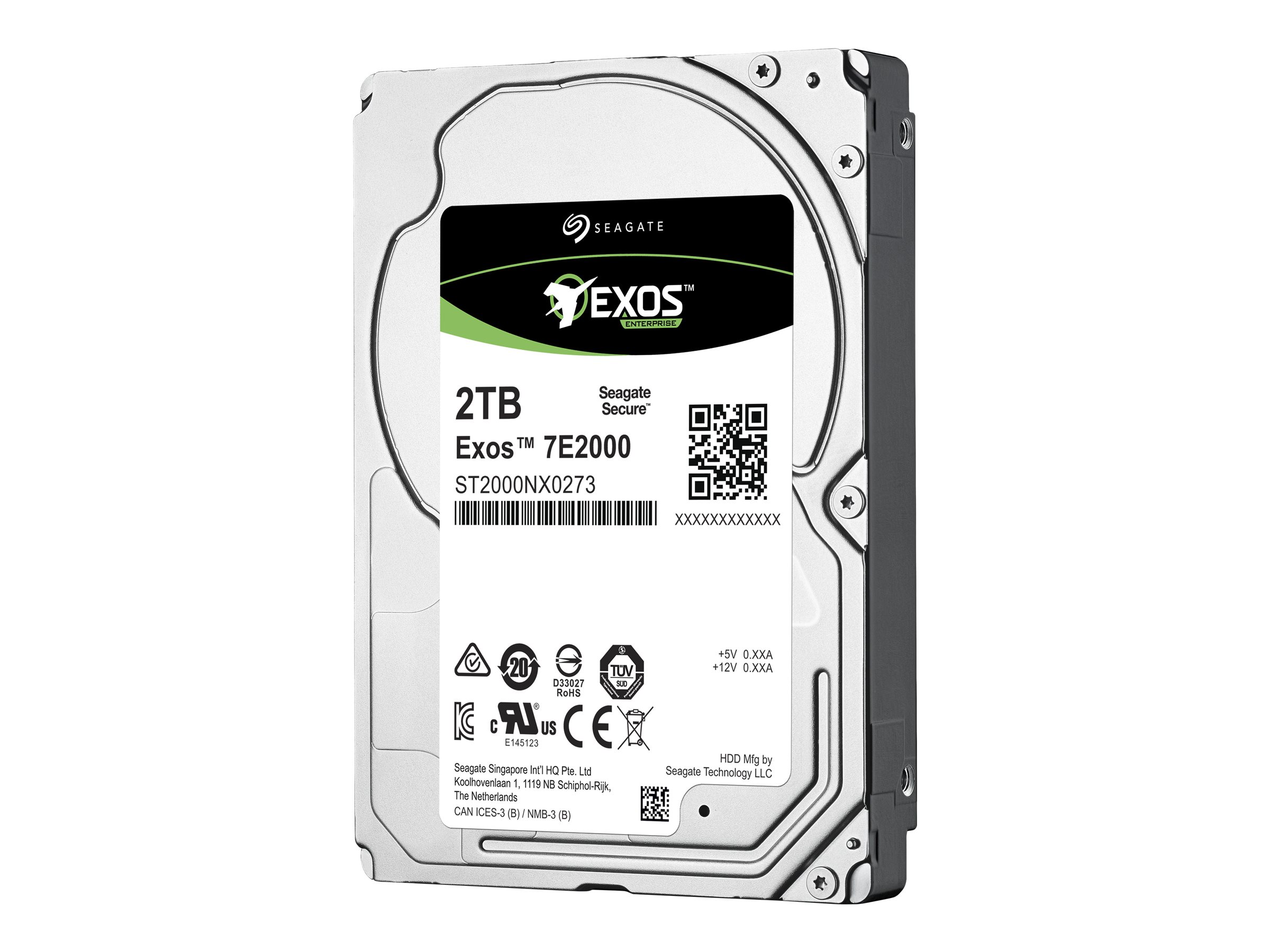 ST2000NX0273 - Seagate Exos 7E2000 ST2000NX0273 - Festplatte - 2 TB - intern - 2.5" SFF (6.4 cm SFF)