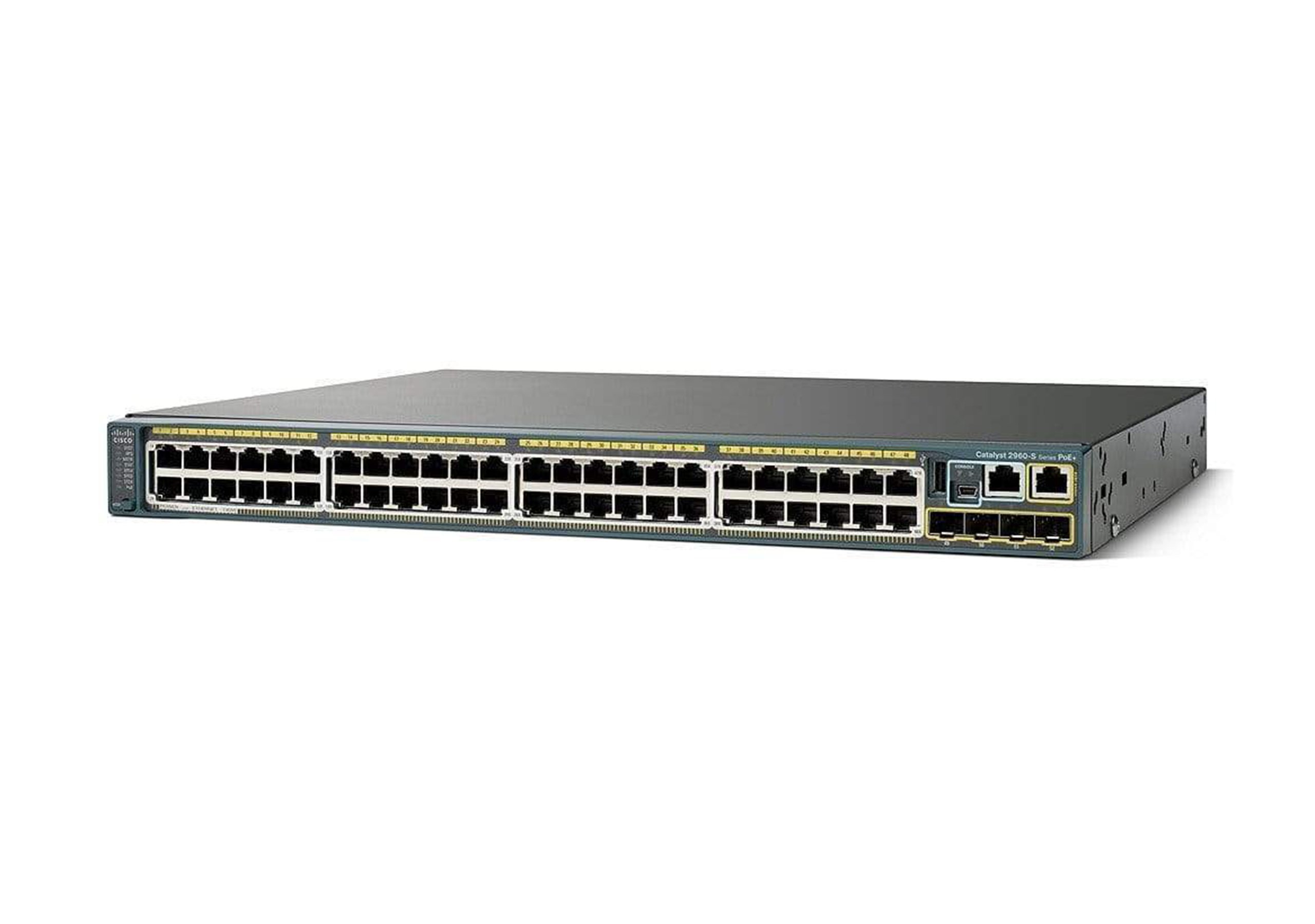 WS-C2960X-48TD-L - Cisco Catalyst 2960X Switch, Managed, 48 Puertos, 10 Gbps Uplinks
