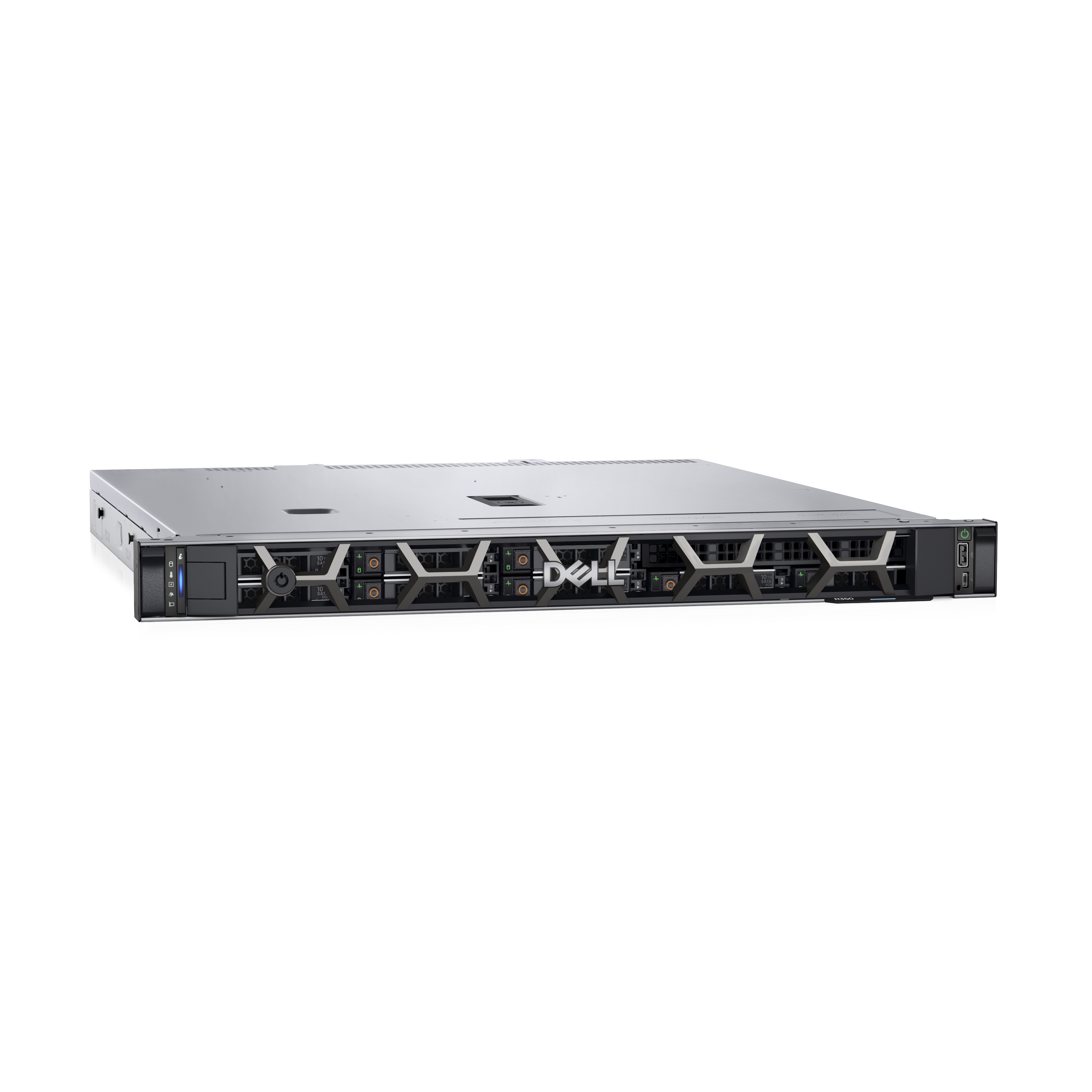 K8KR0 - Dell PowerEdge R350 - Server - Rack-Montage - 1U - 1-Weg - 1 x Xeon E-2314 / 2.8 GHz - RAM 16 GB - SAS - Hot-Swap 6.4 cm (2.5")