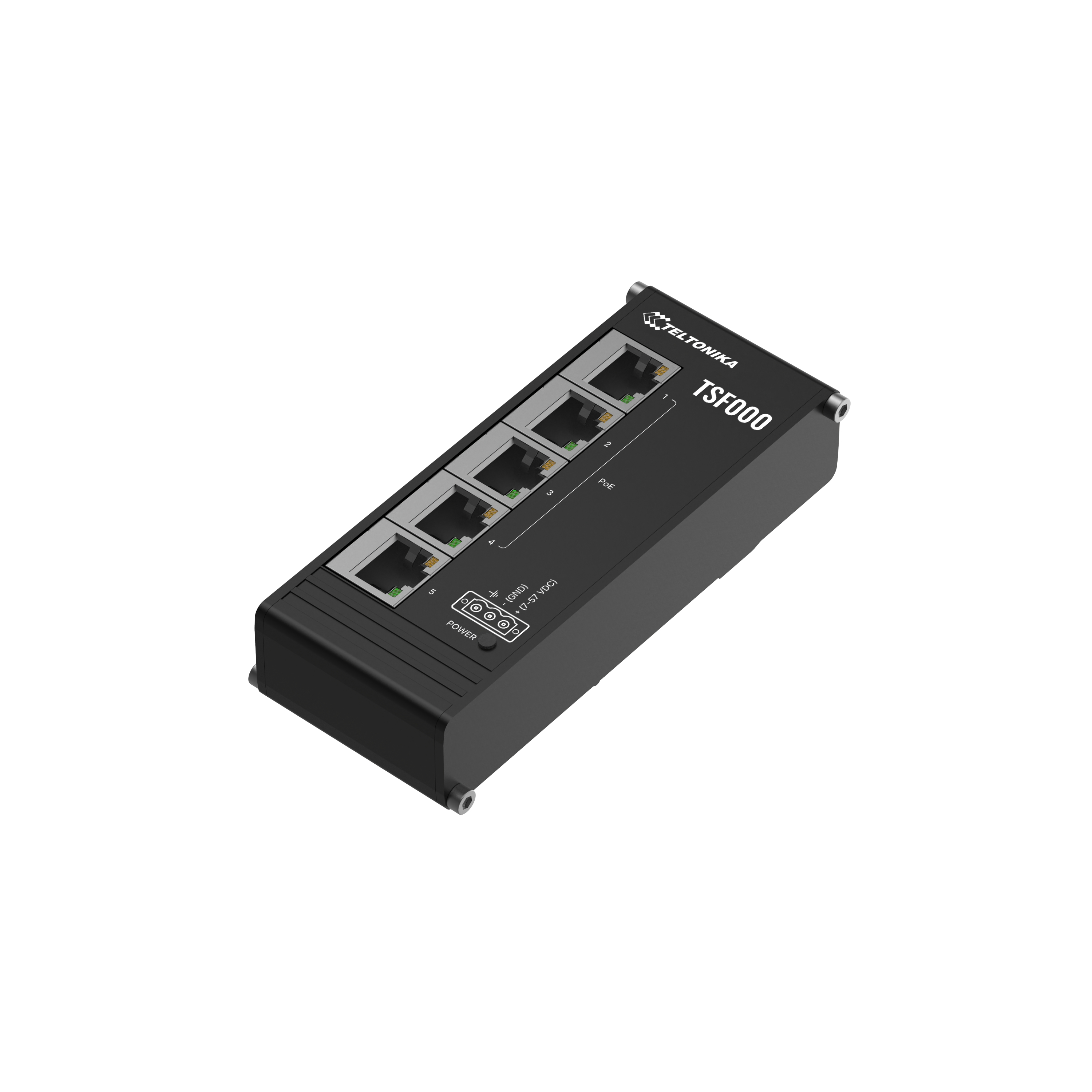 TSF000000000 - Teltonika TSF000 - Switch - unmanaged - 5 x 10/100 (4 PoE+)