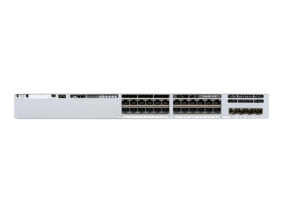 C9300L-24P-4X-E - Cisco Catalyst 9300L Switch, L3, managed, 24x 10/100/1000 (PoE+)