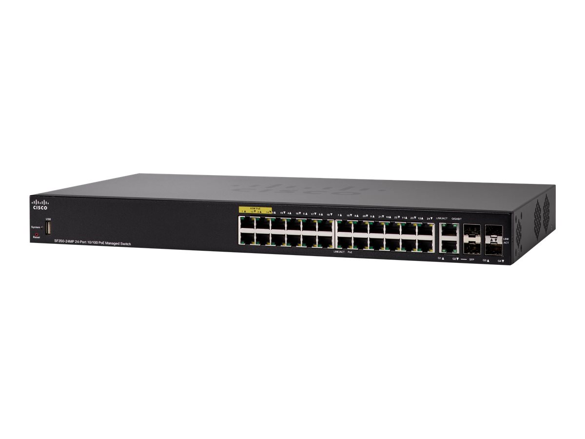 SF350-24MP-K9-EU - Commutateur Cisco Business 350 - 24 ports - Géré L3 - PoE+