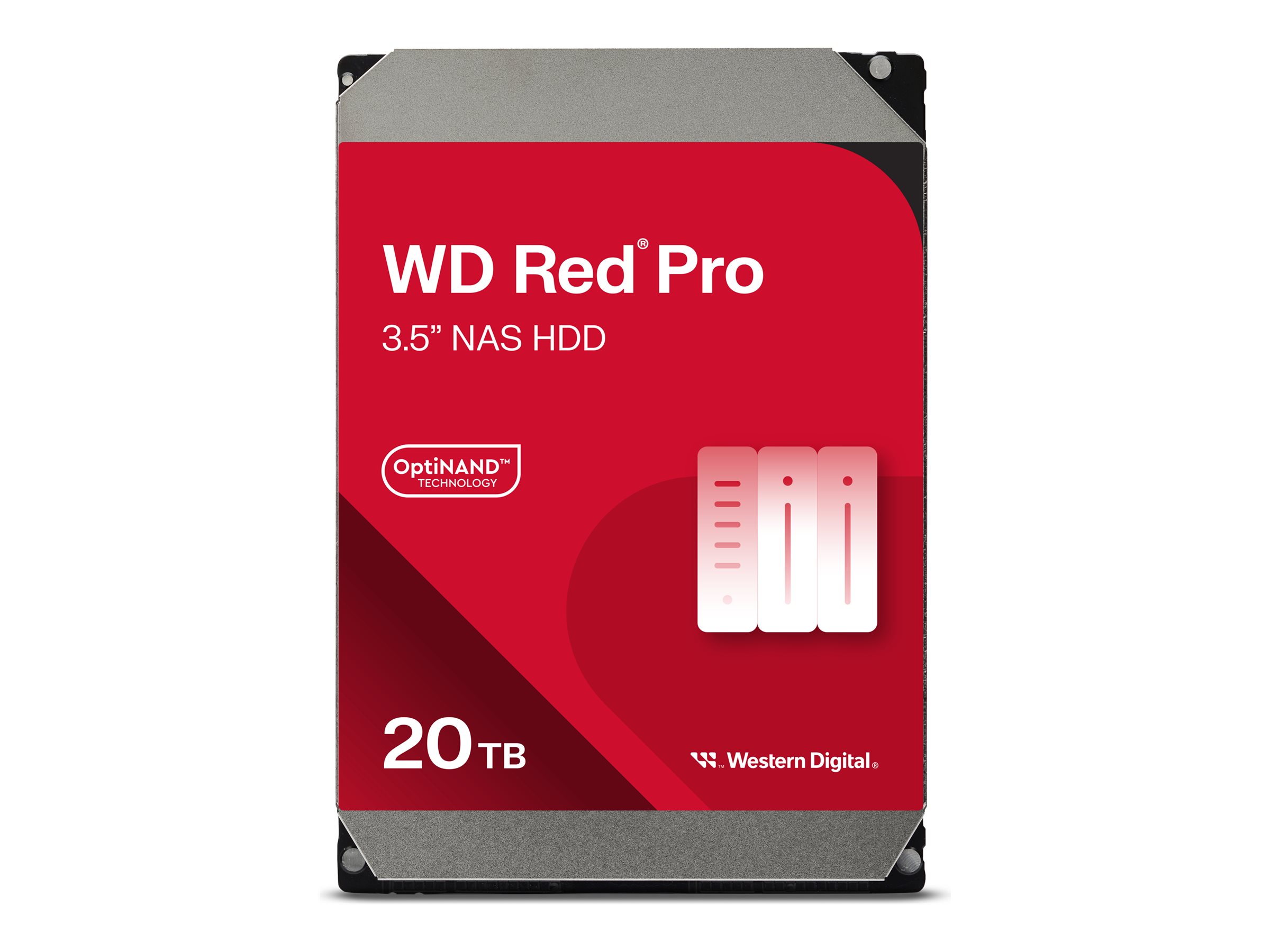 WD201KFGX - WD Red Pro WD201KFGX - Festplatte - 20 TB - intern - 3.5" (8.9 cm)