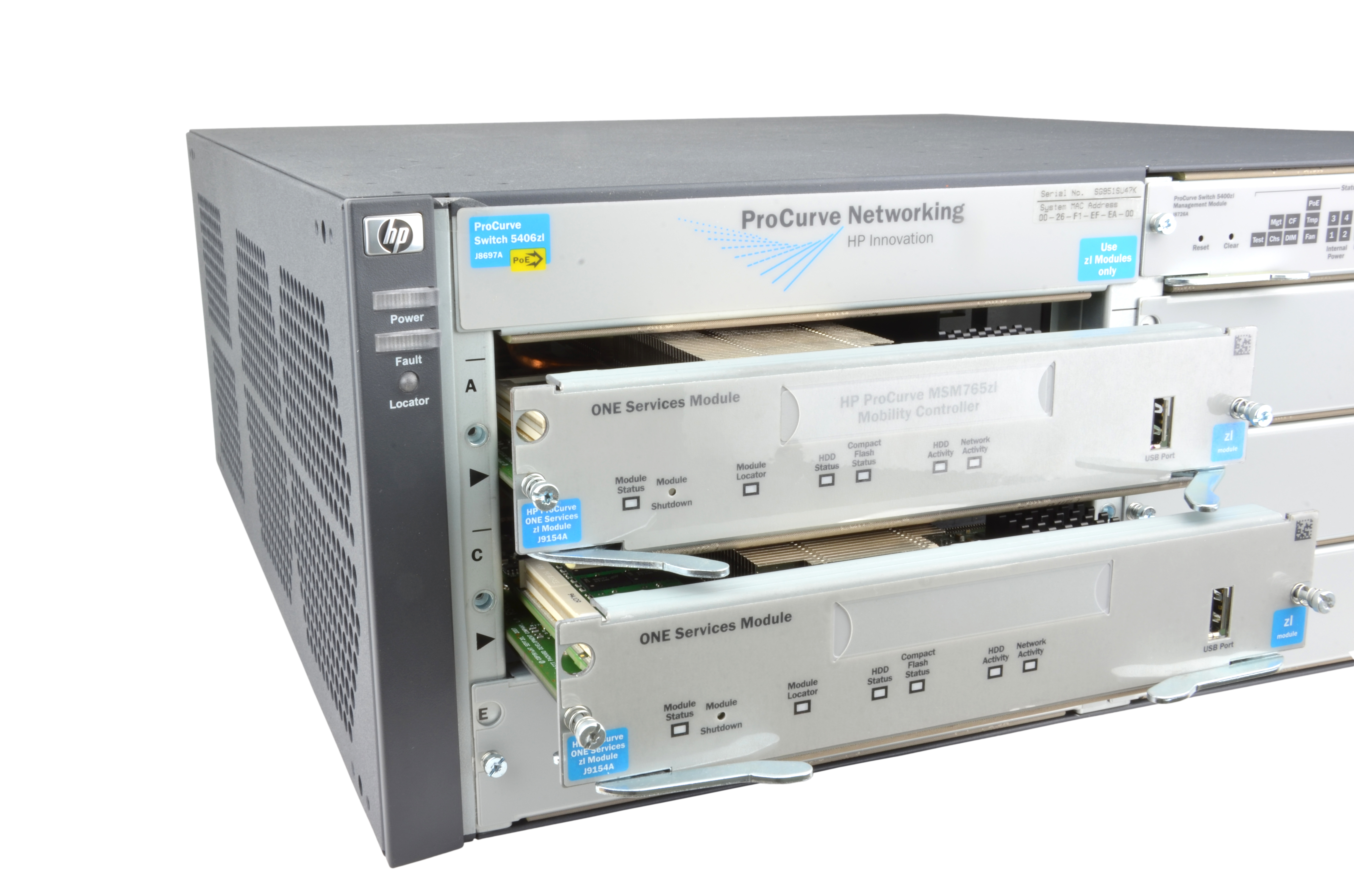 J9370A - Controlador de movilidad HPE MSM765zl - Dispositivo de gestión de red