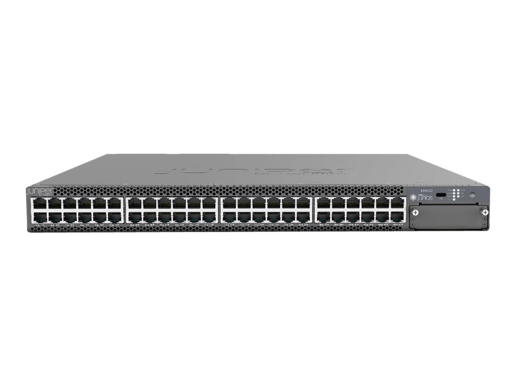 EX4400-48T-AFI-TAA - Juniper EX Series EX4400-48T - Switch - L3 - managed - 48 x 10/100/1000 + 2 x 100 Gigabit (Uplink / Stacking)