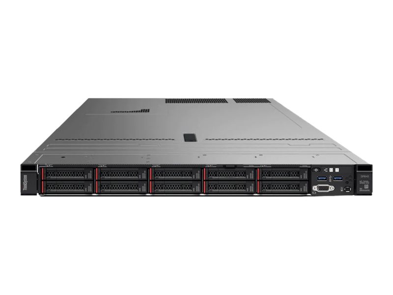 7D2XA01JEA - Lenovo ThinkSystem SR645 7D2X - Server - Rack-Montage - 1U - de doble procesador - 1 x EPYC 7262 / 3.2 GHz - RAM 32 GB - SAS - Hot-Swap 6.4 cm (2.5")
