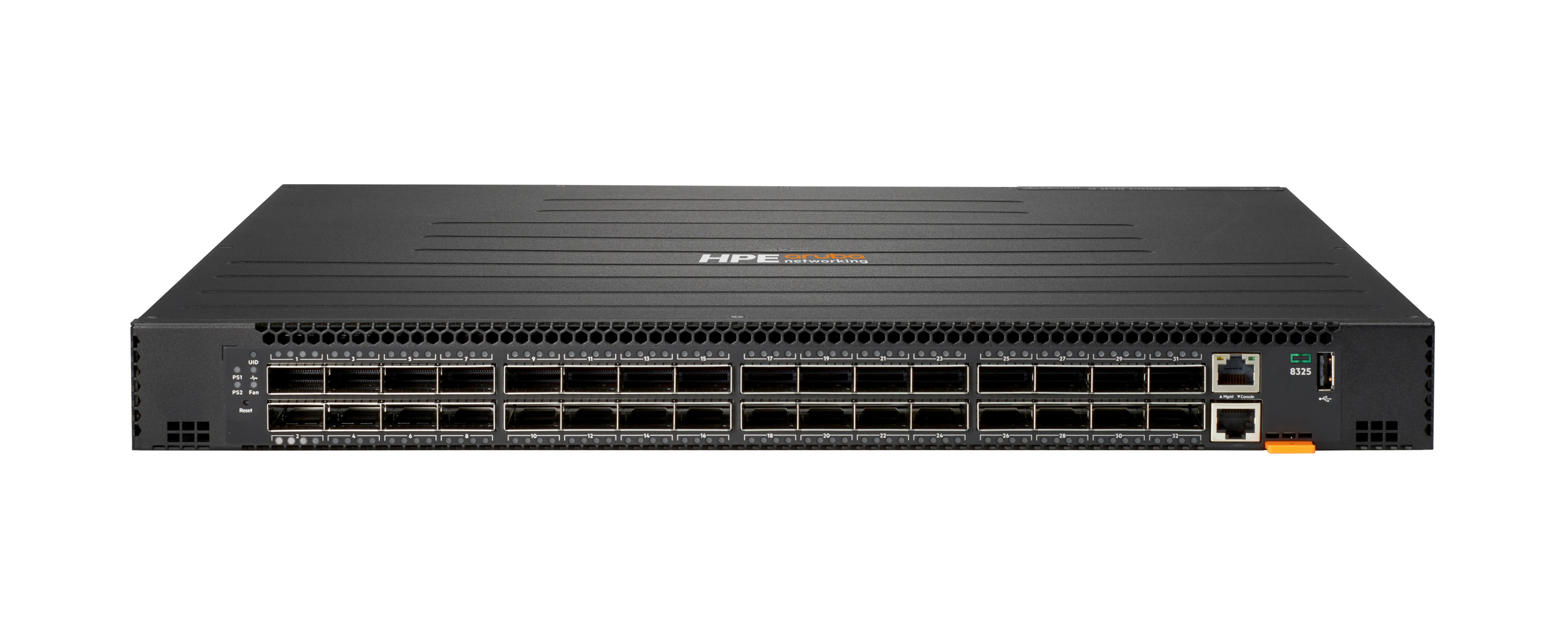 R9F67A - HPE Aruba 8325-32C Switch, L3 managed, 32 x 100G QSFP28 / 40G QSFP+