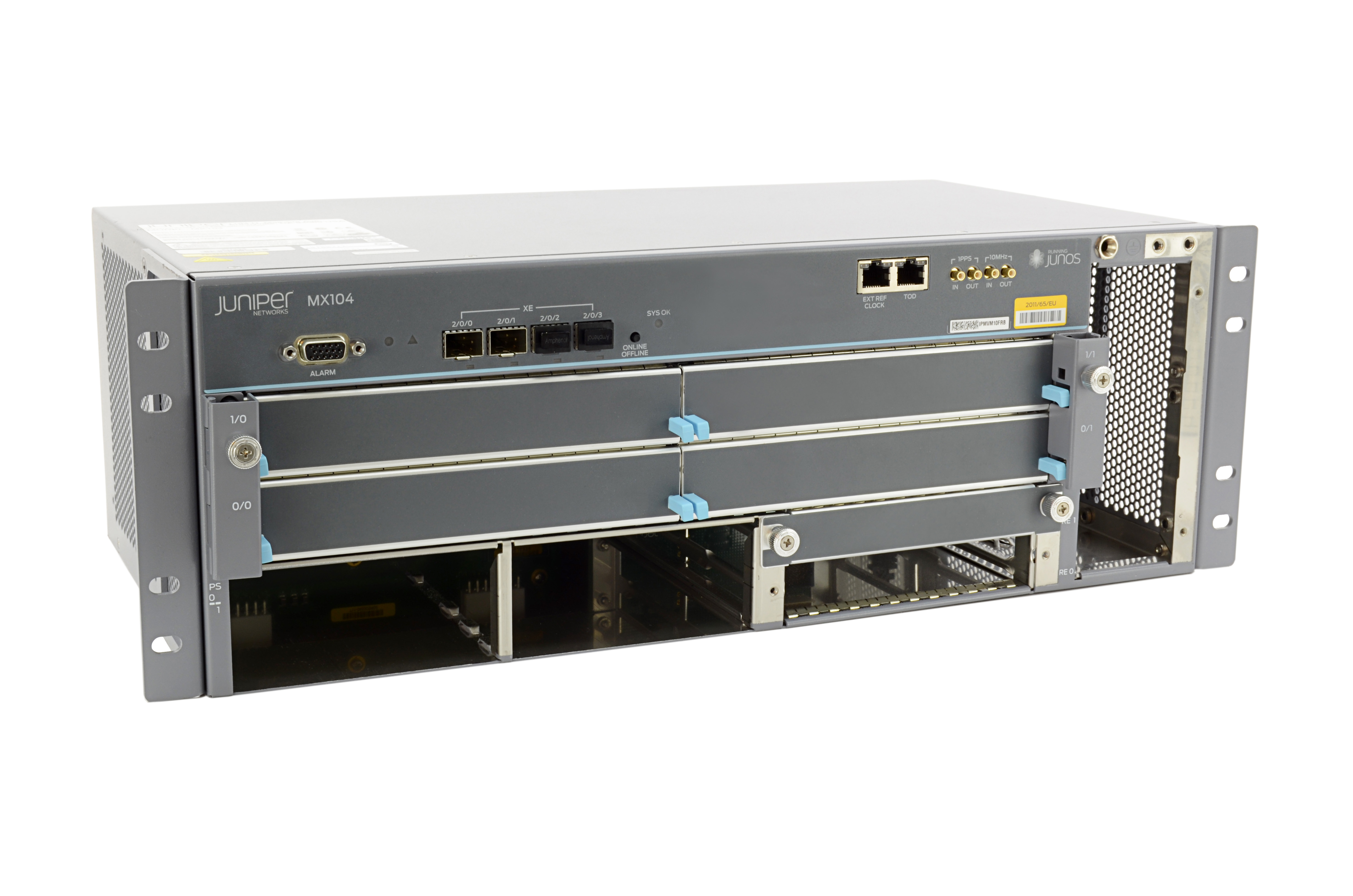 CHAS-MX104-S - Juniper MX-series MX104 - Router - Side-to-side airflow