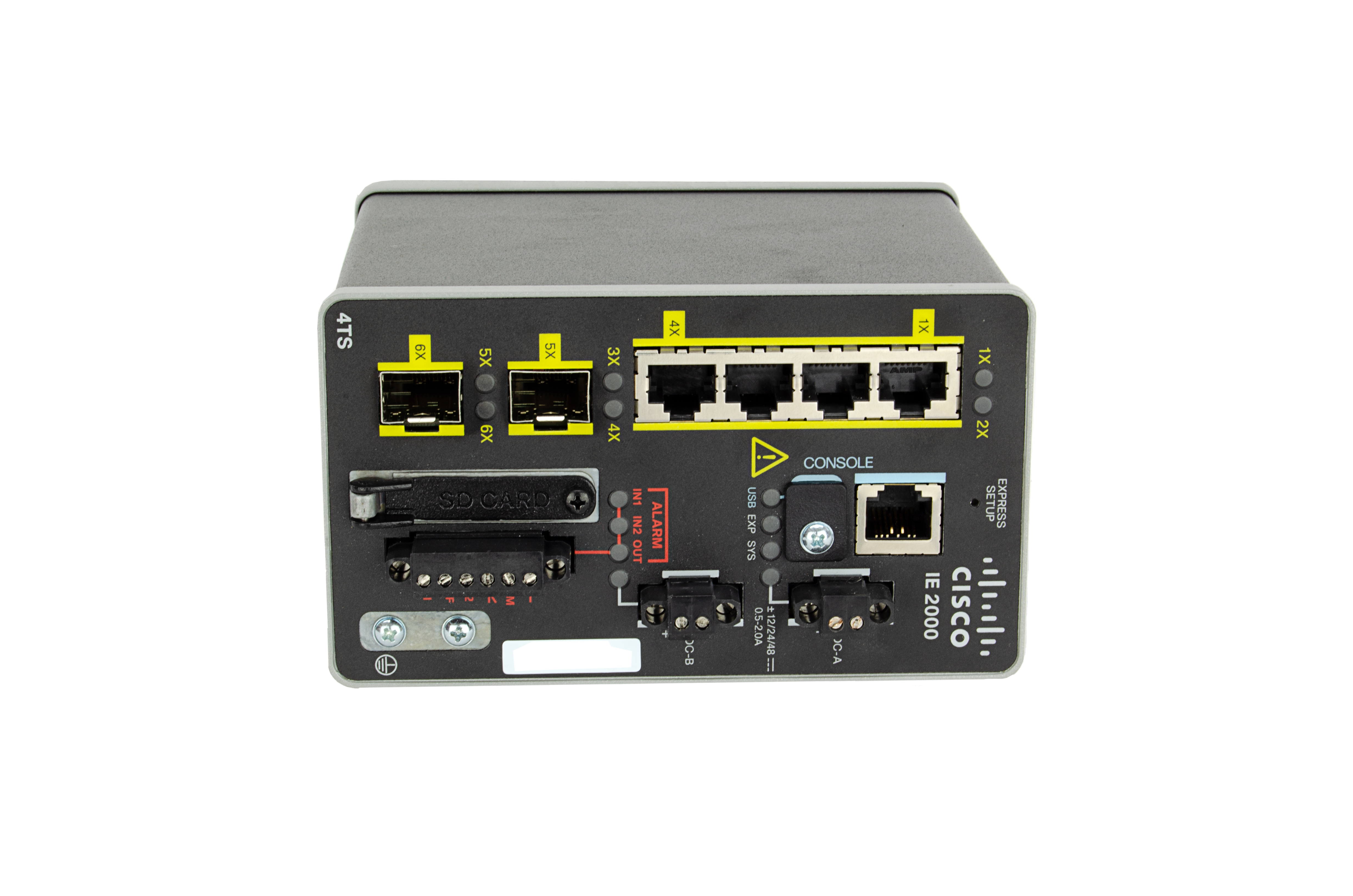 IE-2000-4TS-B - Cisco Industrial Ethernet 2000 Series Switch, 4-Port, DIN Mount, IGMP Snooping