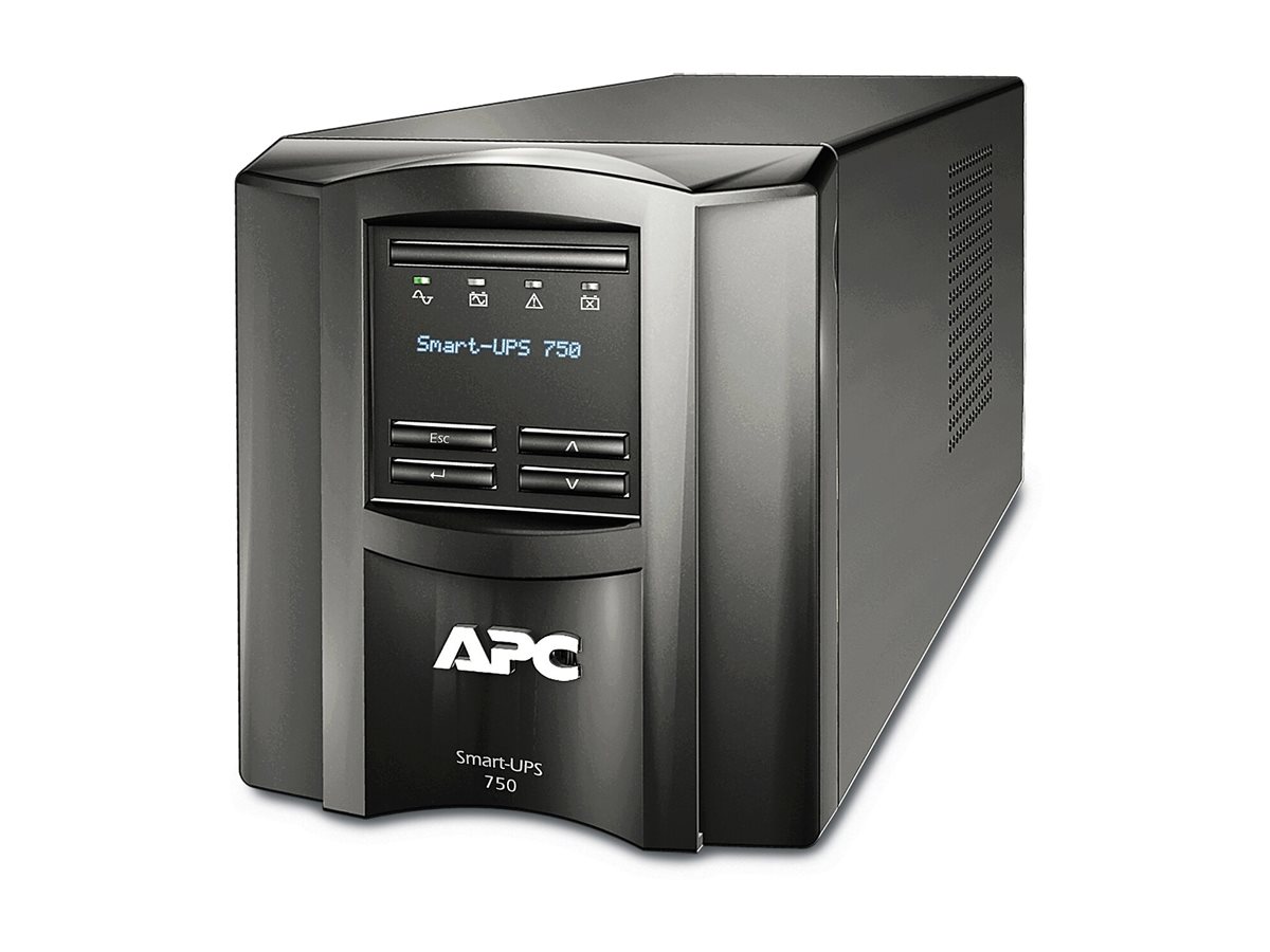 SMT750ICR - APC Smart-UPS - UPS - line-interactive, tower, IEC C13 sockets, SmartConnect port, SmartSlot, AVR, LCD