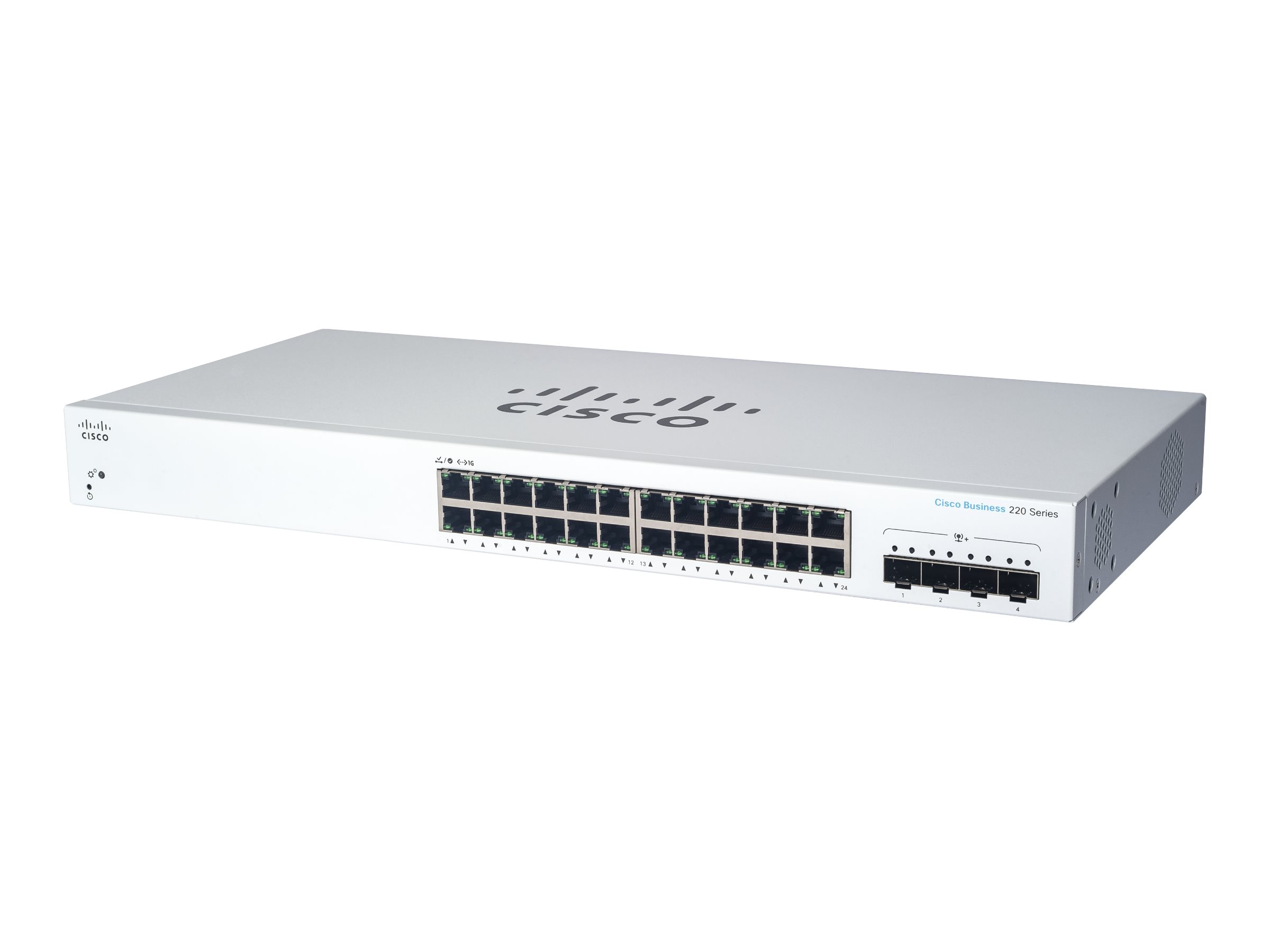 CBS220-24T-4X-EU - Cisco Business Switch - 24 x 10/100/1000 + 4 x 10 Gigabit SFP+