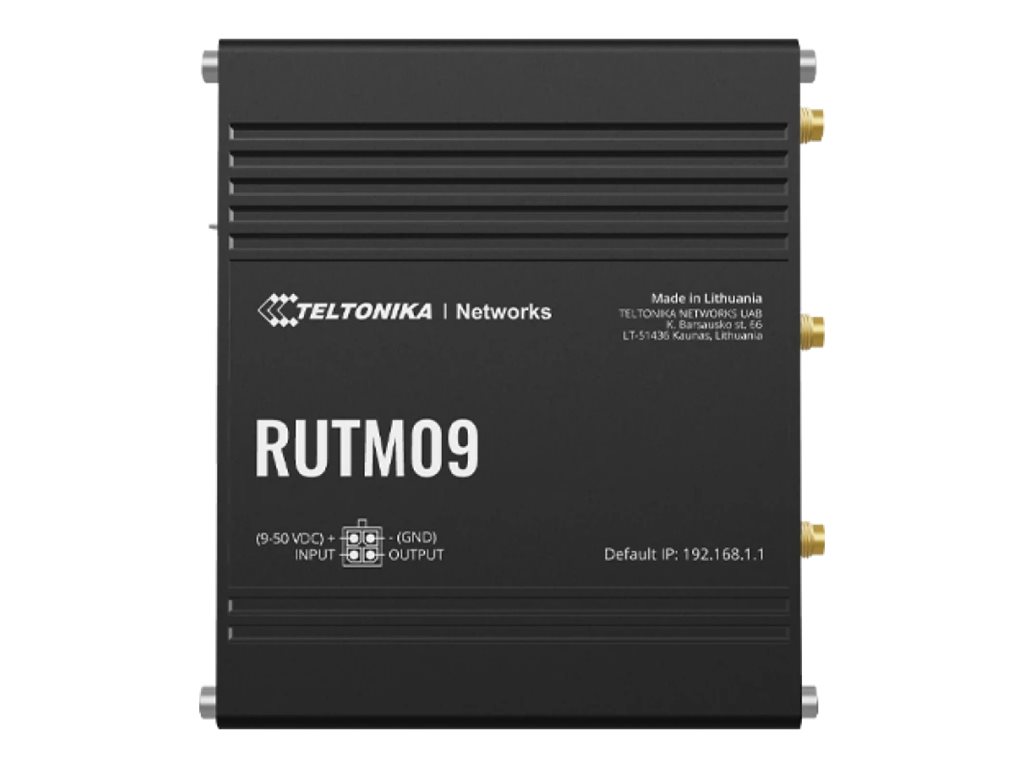 RUTM09000000 - Teltonika RUTM09 - Router - WWAN 3-port Switch