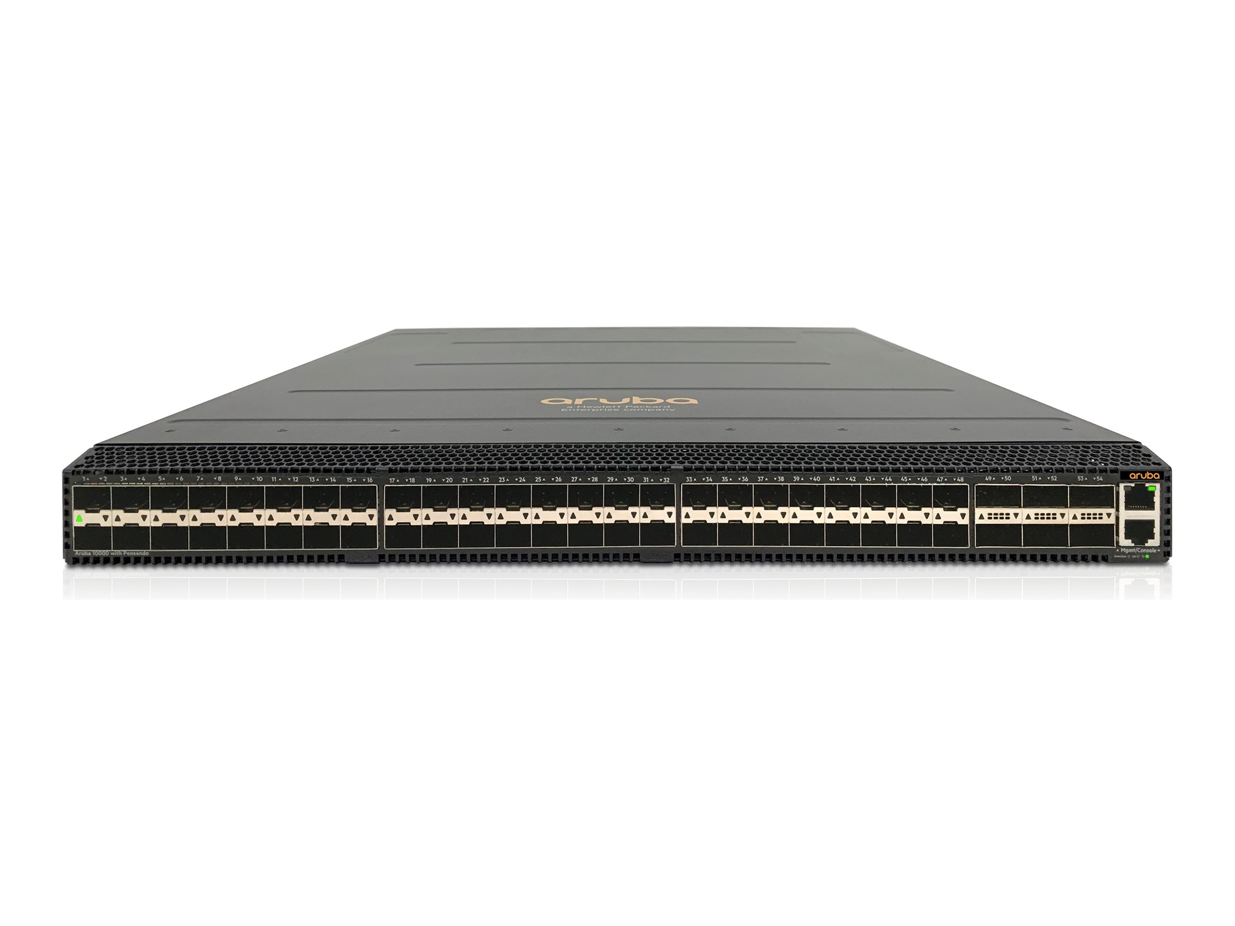 S0F98A - HPE Aruba CX 10000 Switch, L3 managed, 48x 1/10/25GbE SFP/SFP+/SFP28 + 6x 40/100Gb QSFP+/QSFP28