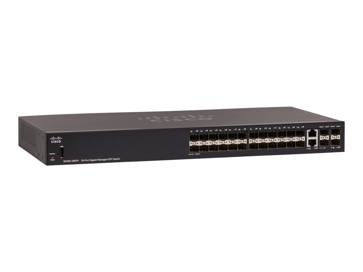 SG350-28SFP-K9-EU - Commutateur Cisco Business 350 - 28 ports - Géré L3