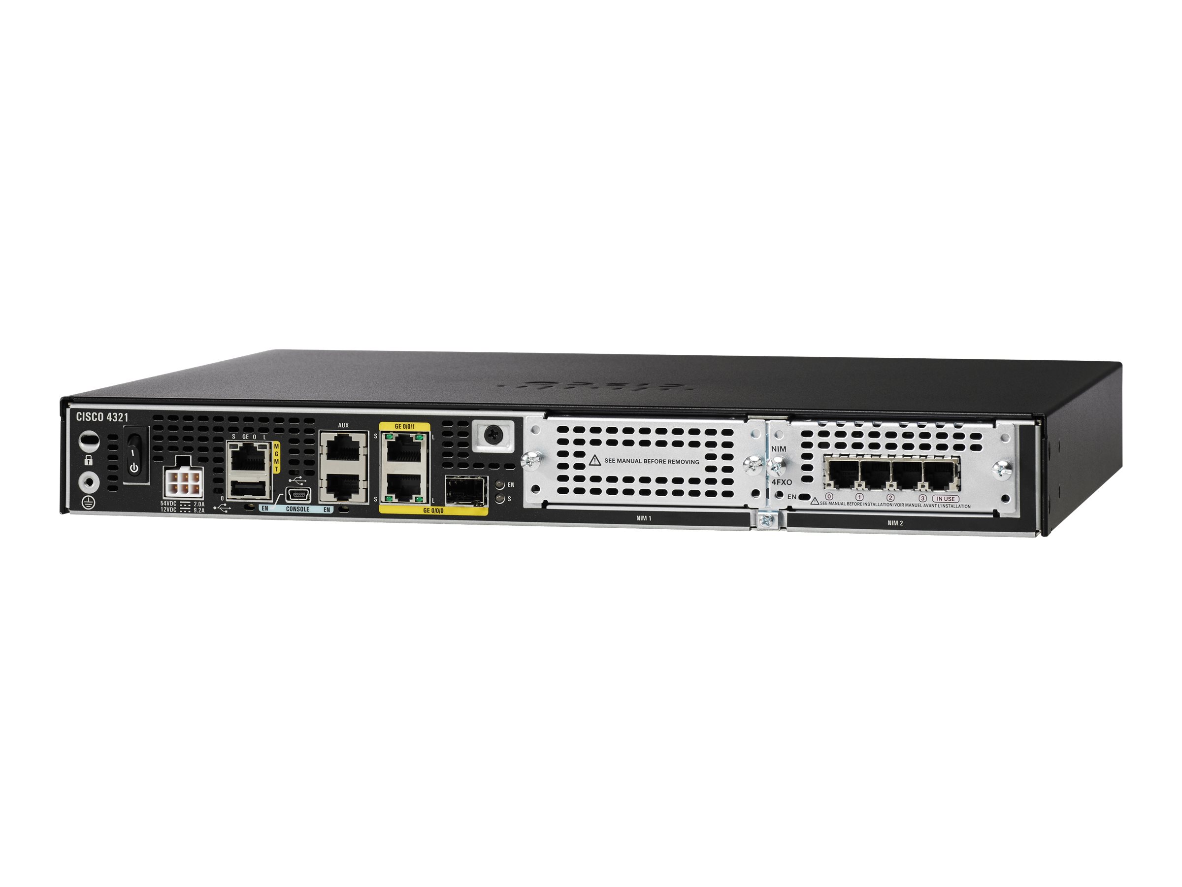 ISR4321-VSEC/K9 - Cisco ISR 4321 Router, Voice Security Bundle