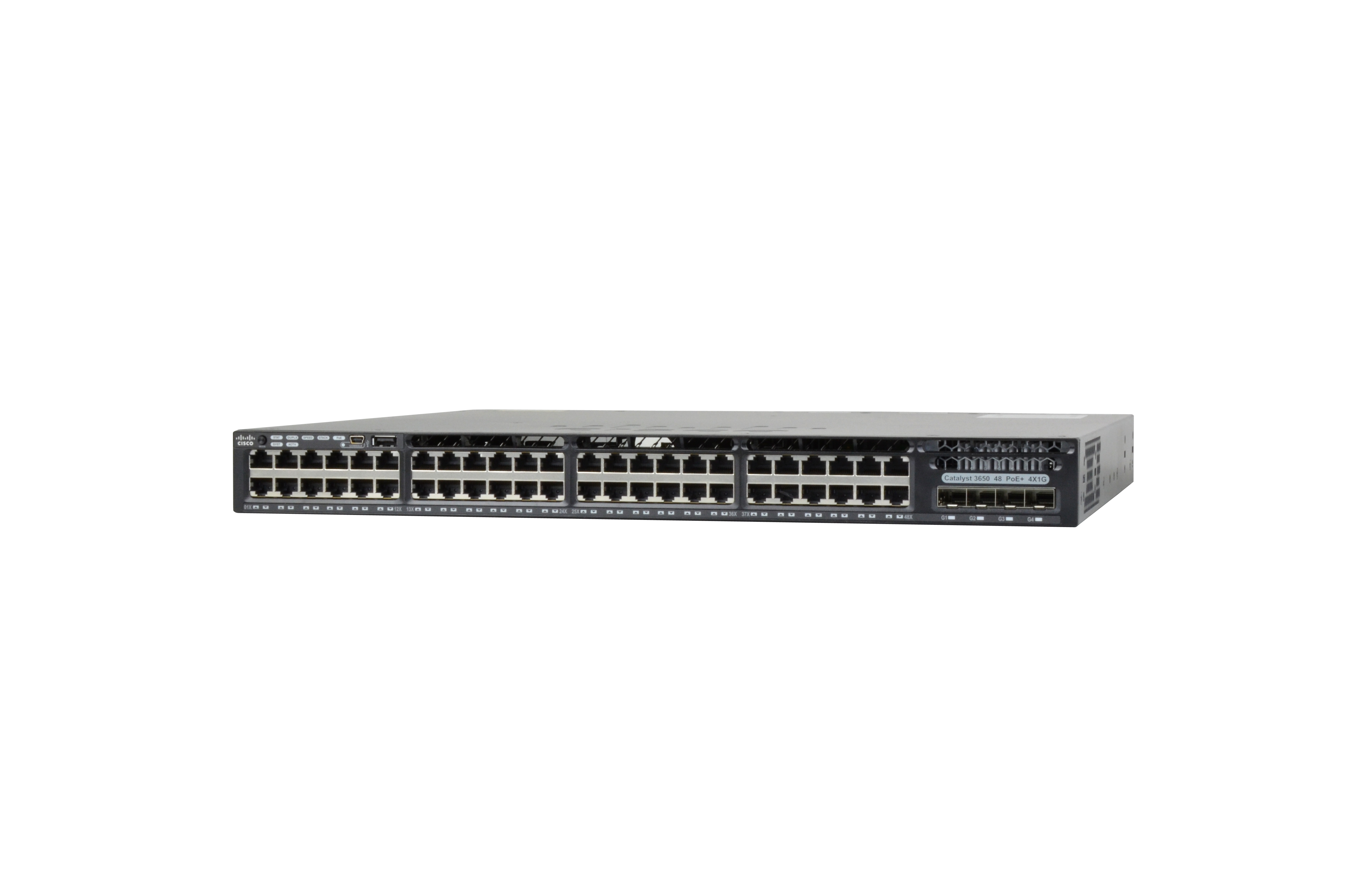 WS-C3650-48PS-L - Cisco Catalyst 3650 Managed Switch, 48x 10/100/1000 (PoE+)