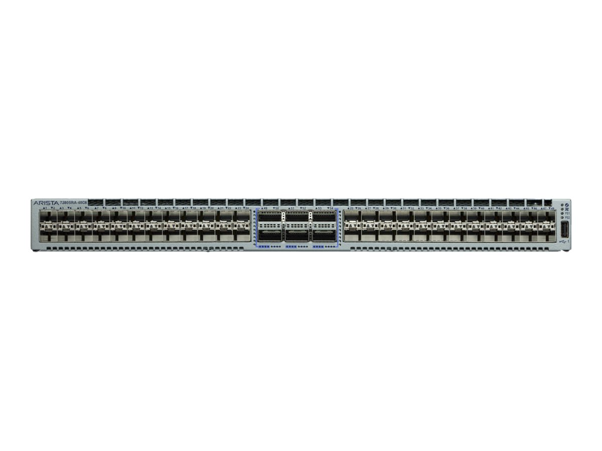 DCS-7280SR2-48YC6 - Arista 7280R Series 7280SR2-48YC6 - Switch - L3 - managed - 48 x 1/10/25 Gigabit SFP + 6 x 100 Gigabit QSFP (Uplink)