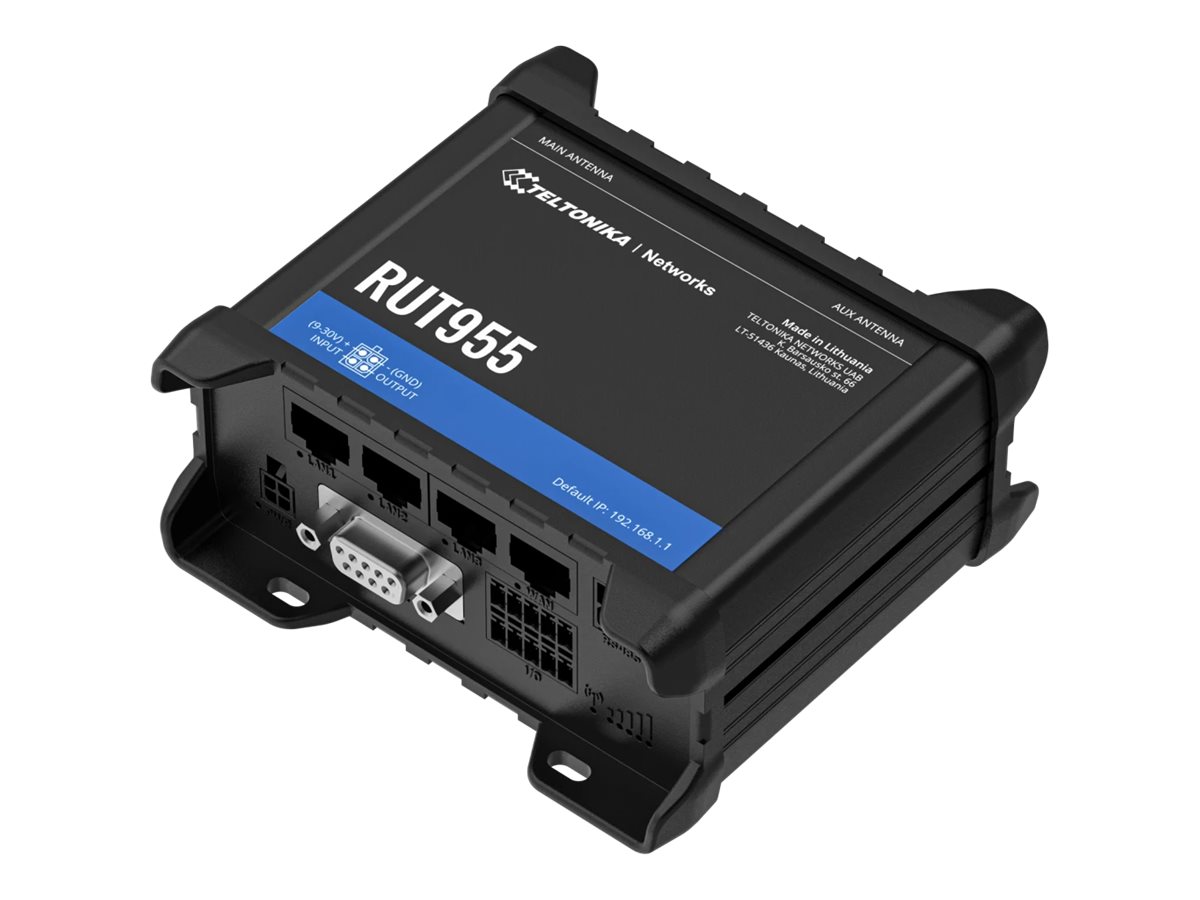 RUT955T033C0 - Teltonika RUT955 - Wireless Router - WWAN PPP