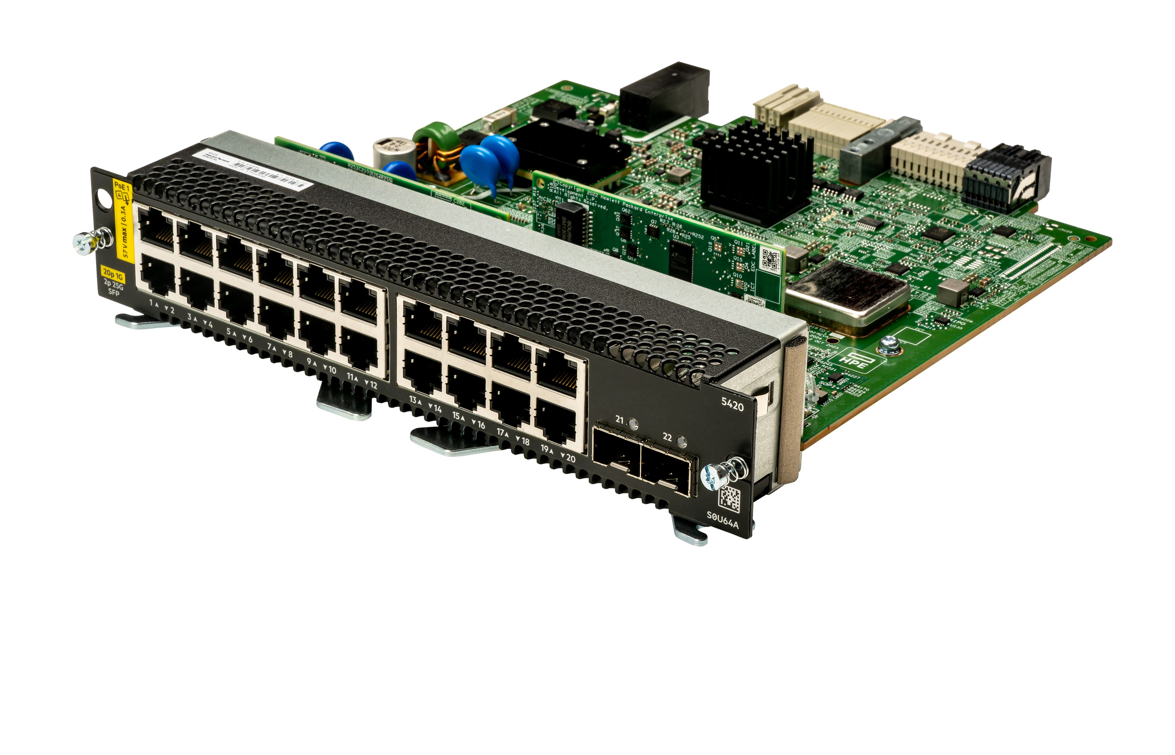 S0U64A - Conmutador HPE Aruba CX 5420 - 20 puertos - Gestionado L3 - PoE