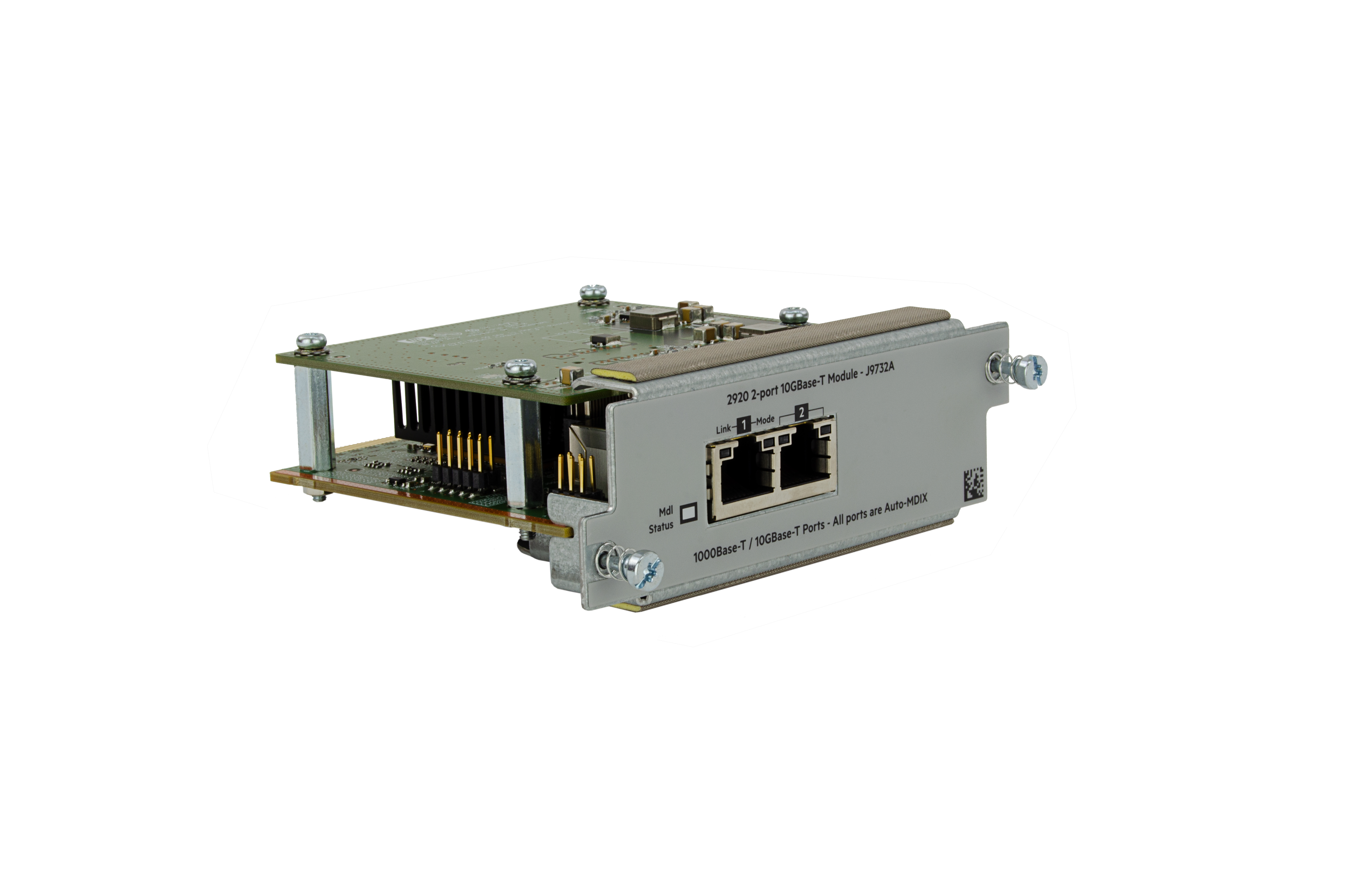 J9732A - HPE Módulo de expansión - 10Gb Ethernet x 2 - para HPE Aruba 2920-24G