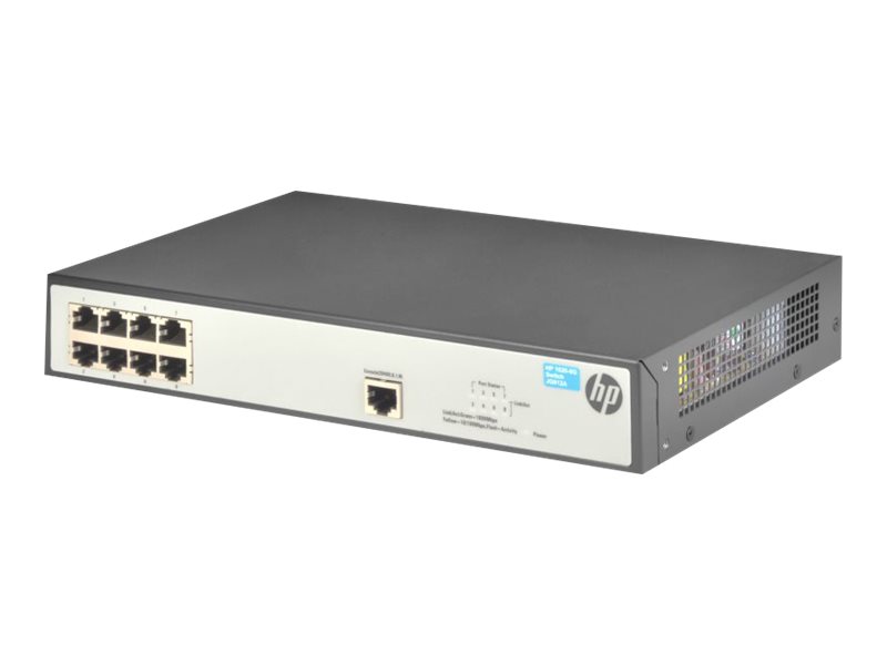 JG912A - HPE 1620-8G - Switch - managed - 8 x 10/100/1000