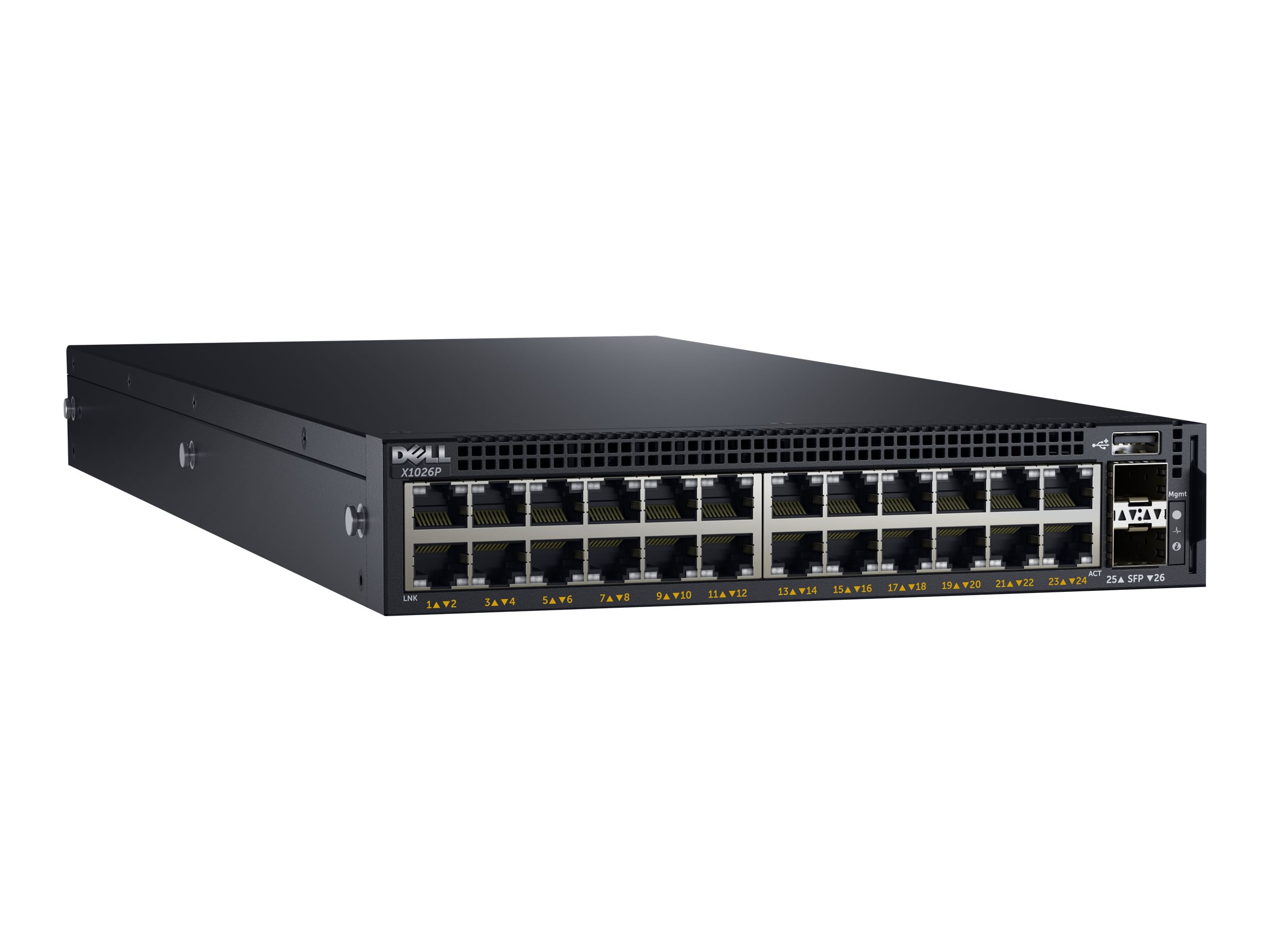 210-AEIN - Dell Networking X1026P - Switch - L2+ - managed